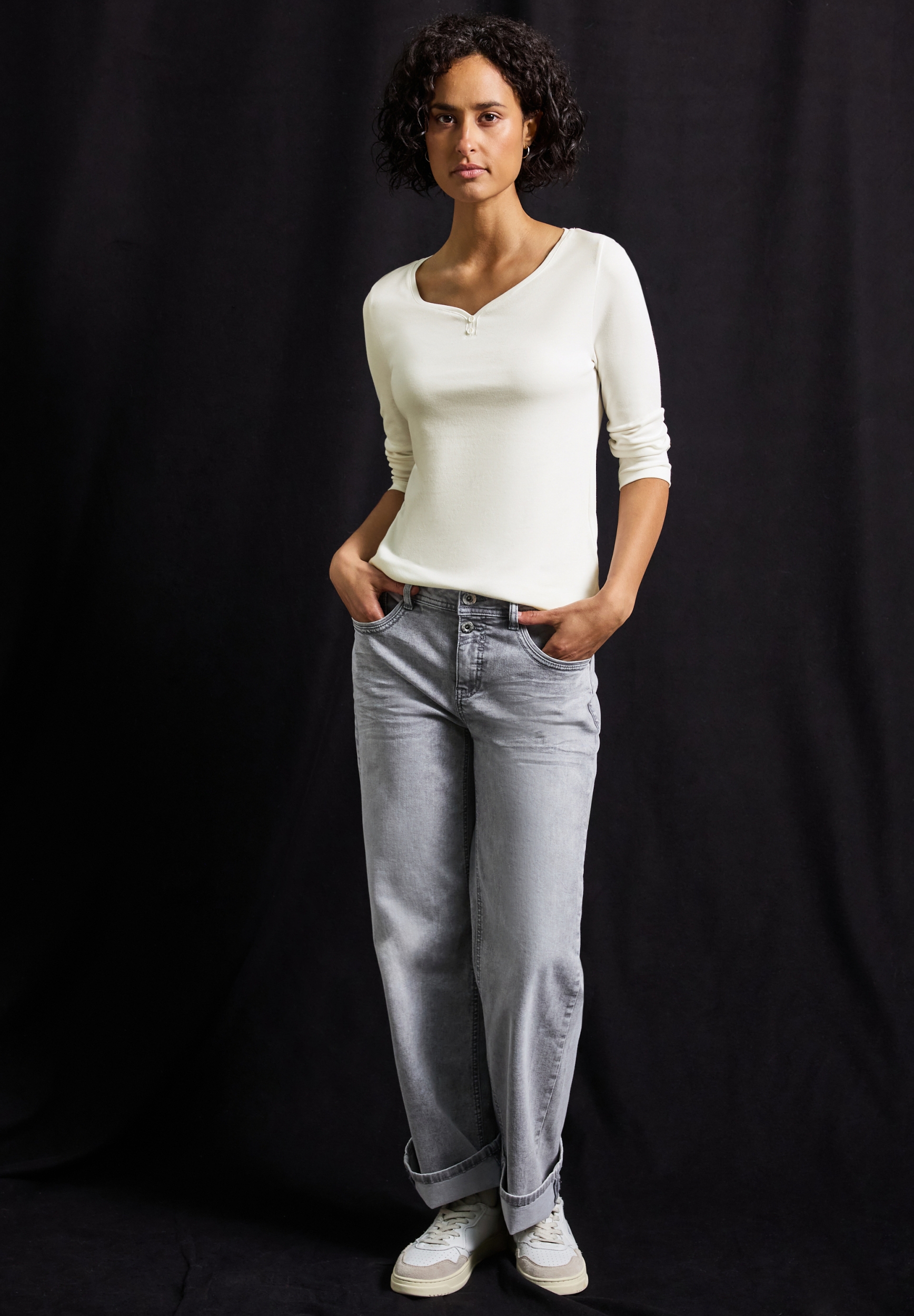 LTD QR basic shirt w.button pa #5