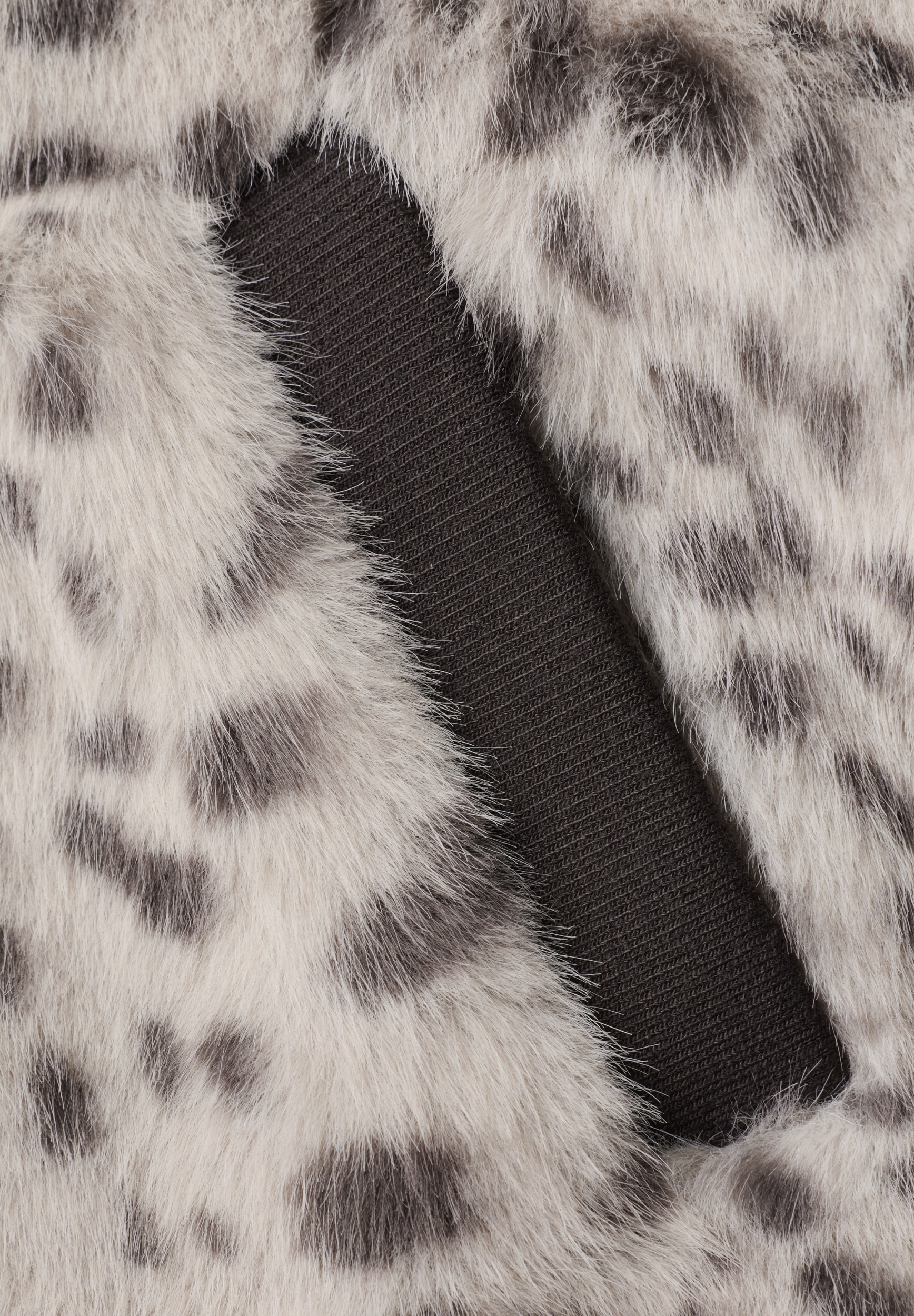 Fake Fur Jkt w. AOP #2
