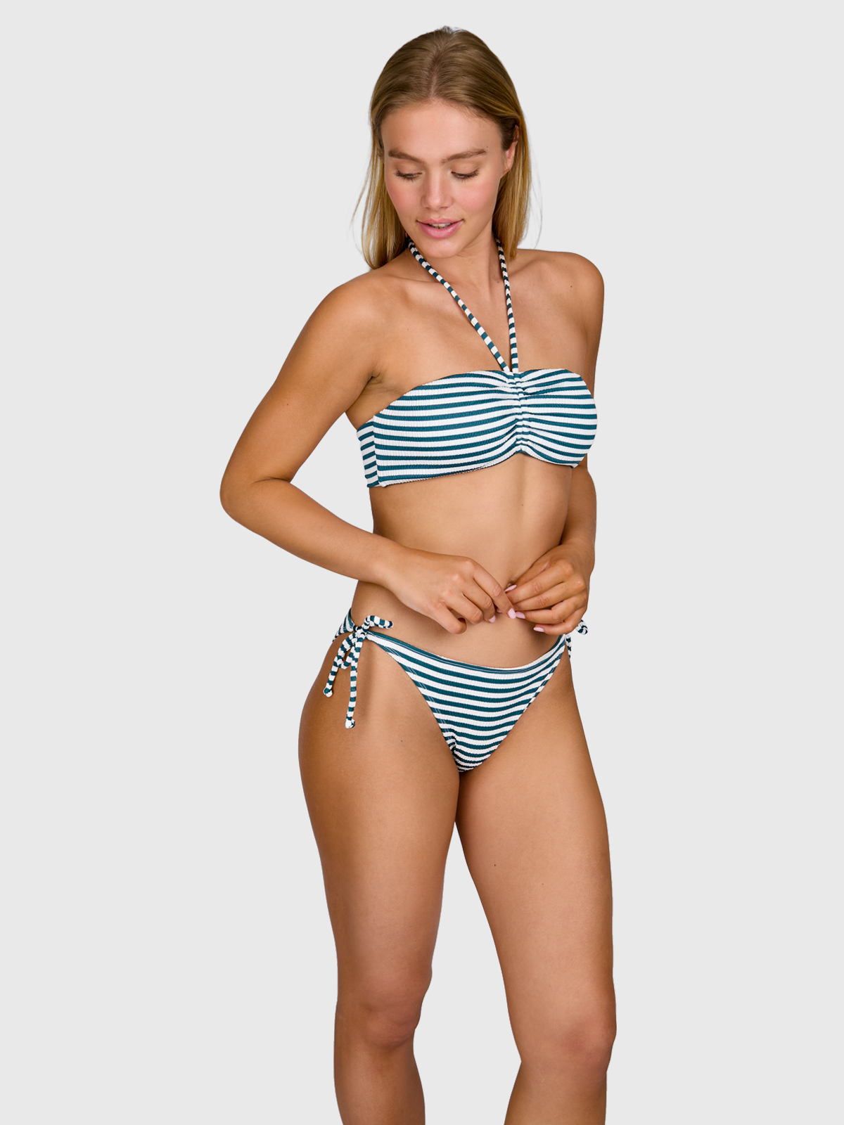 Salanina-Stripe Women Bikini Bottom #8