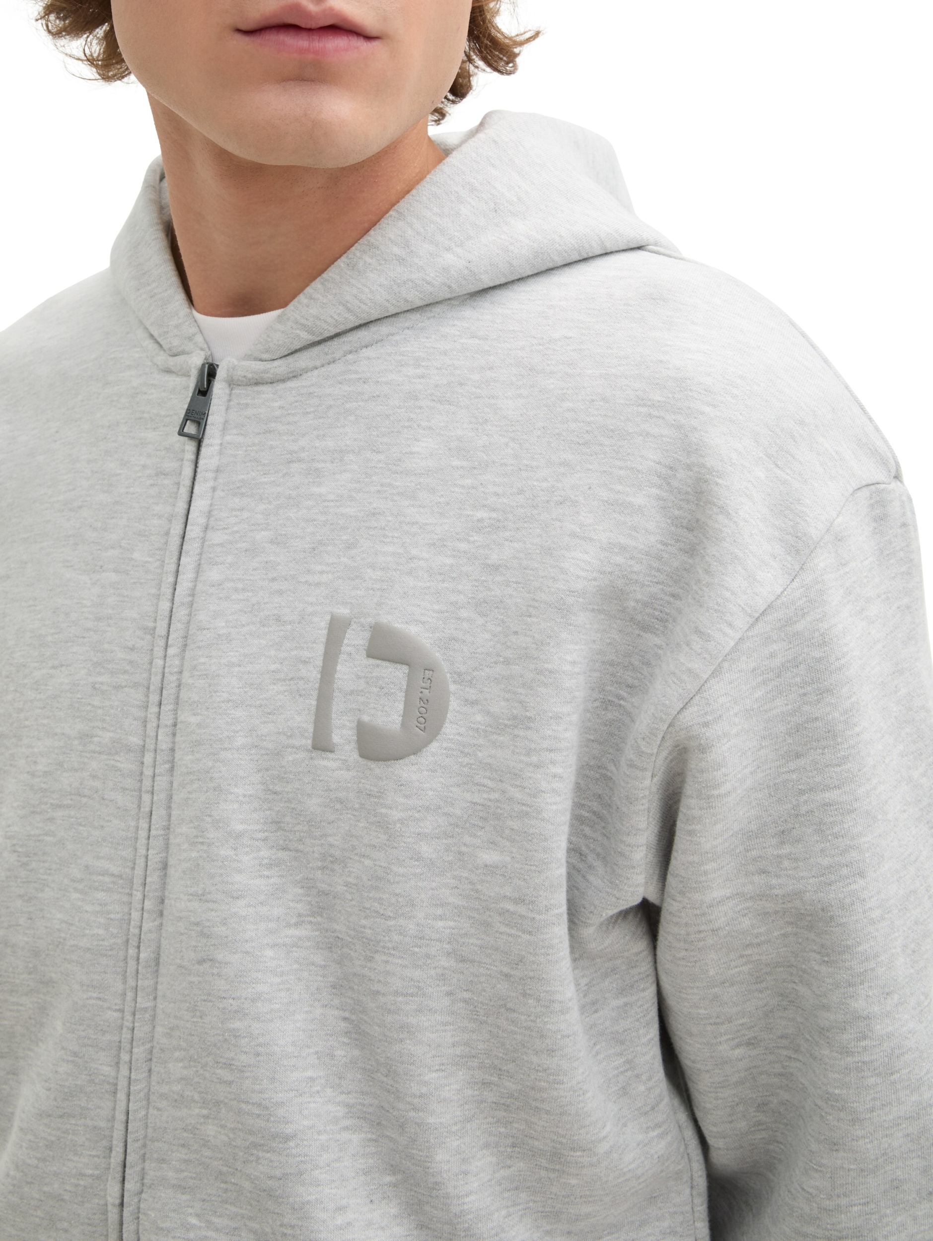 Sweatjacke mit Logo Print #5