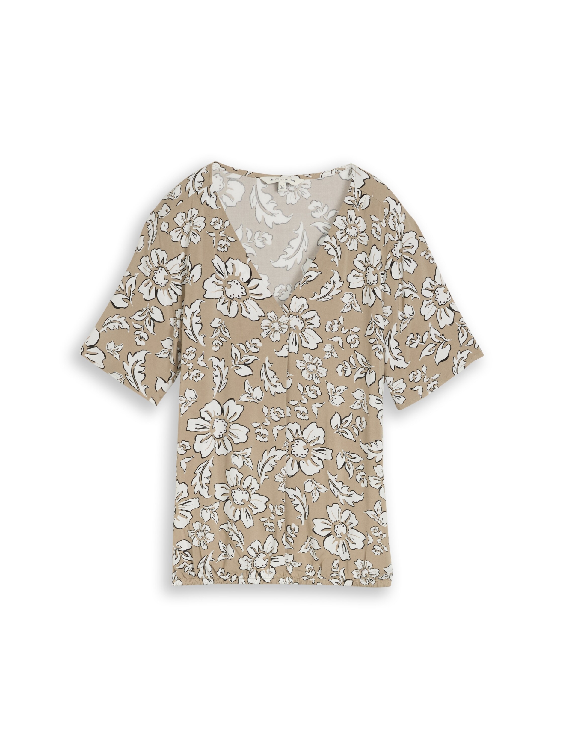 blouse v-neck shape #1