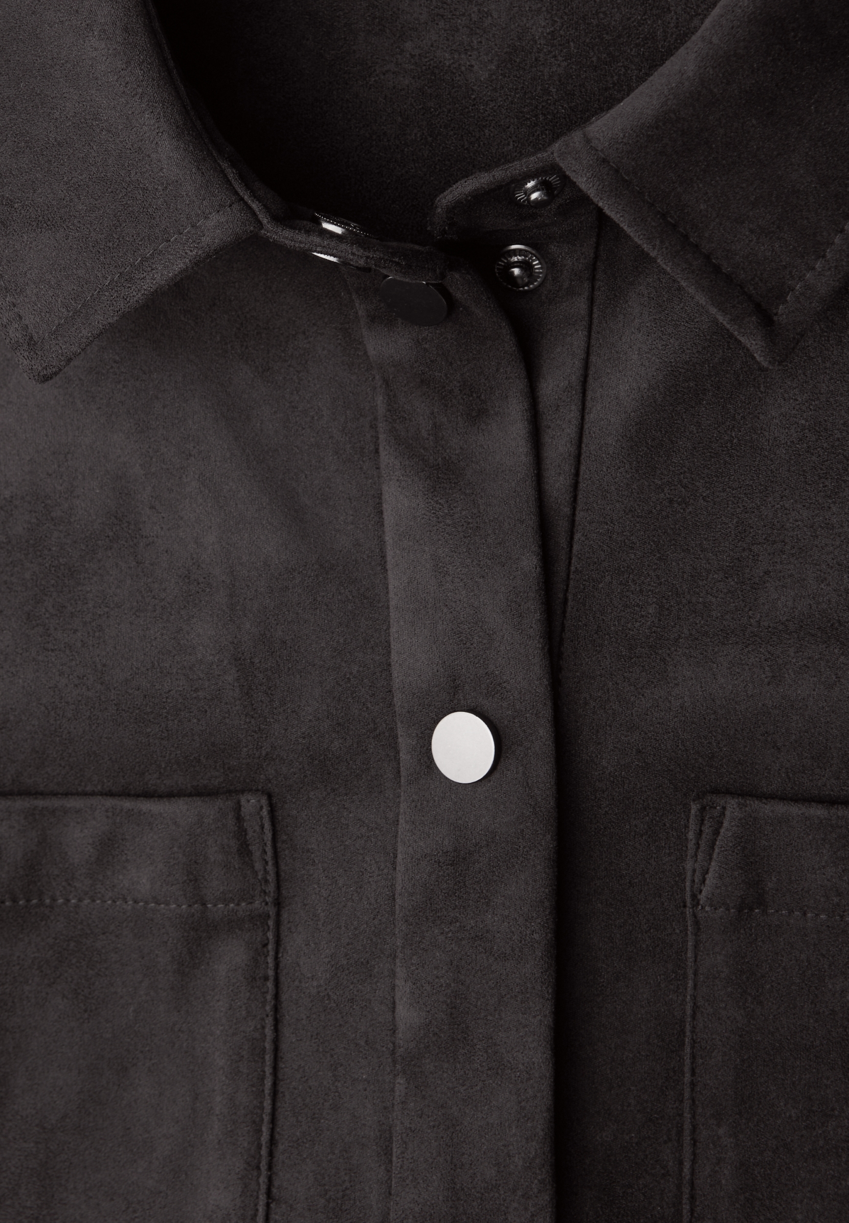 Velours shirtcollar blouse w p #2