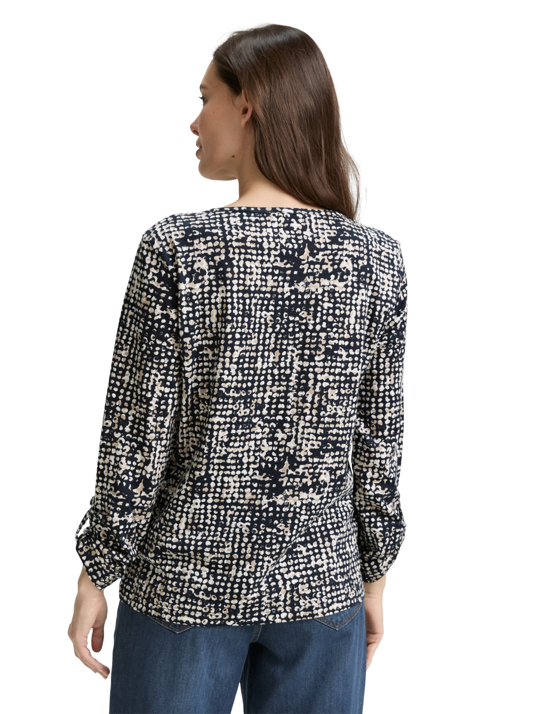 T-shirt henley alloverprinted #4
