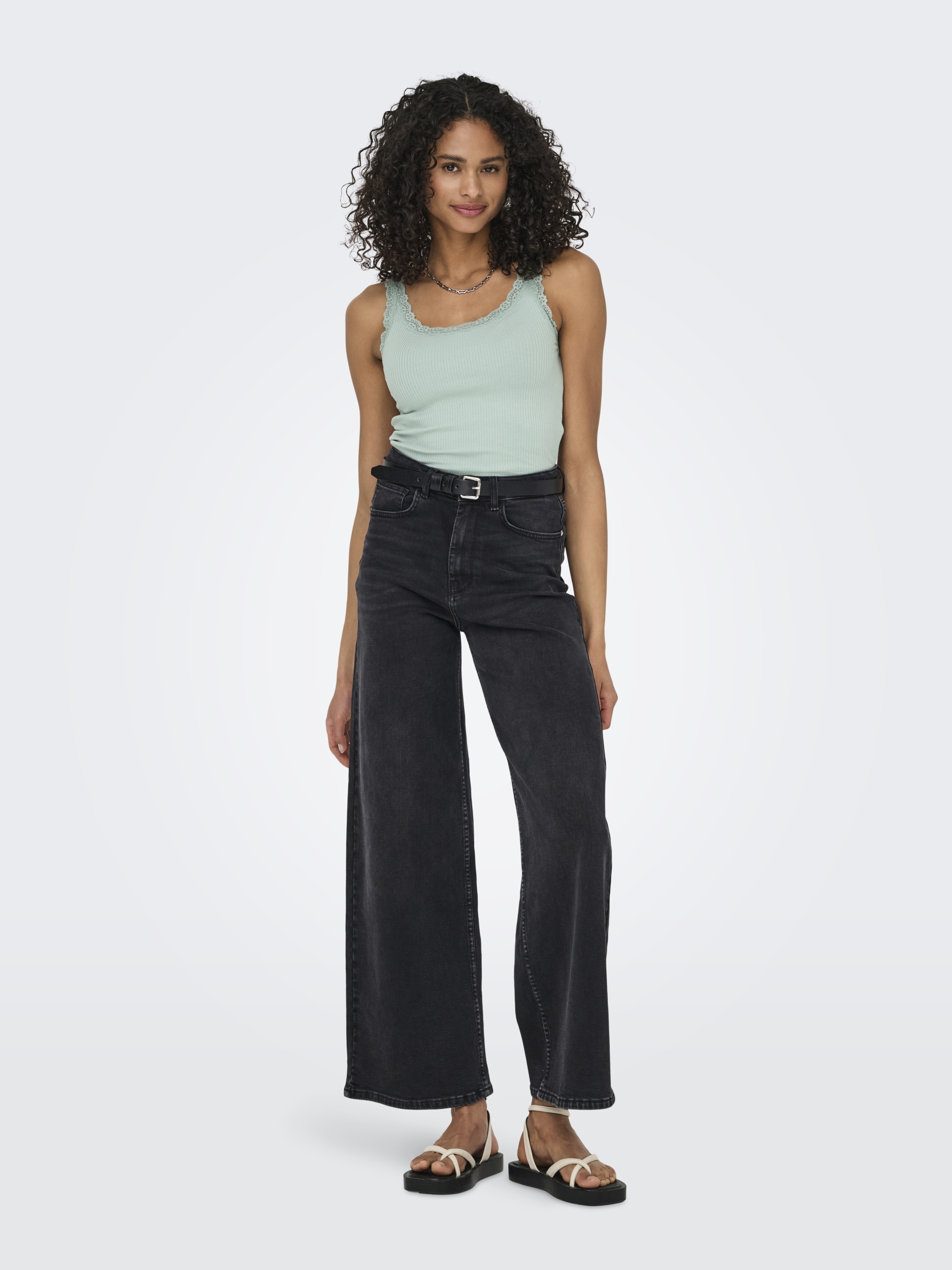 ONLSARA SHARAI LACE TANK TOP JRS NOOS #5