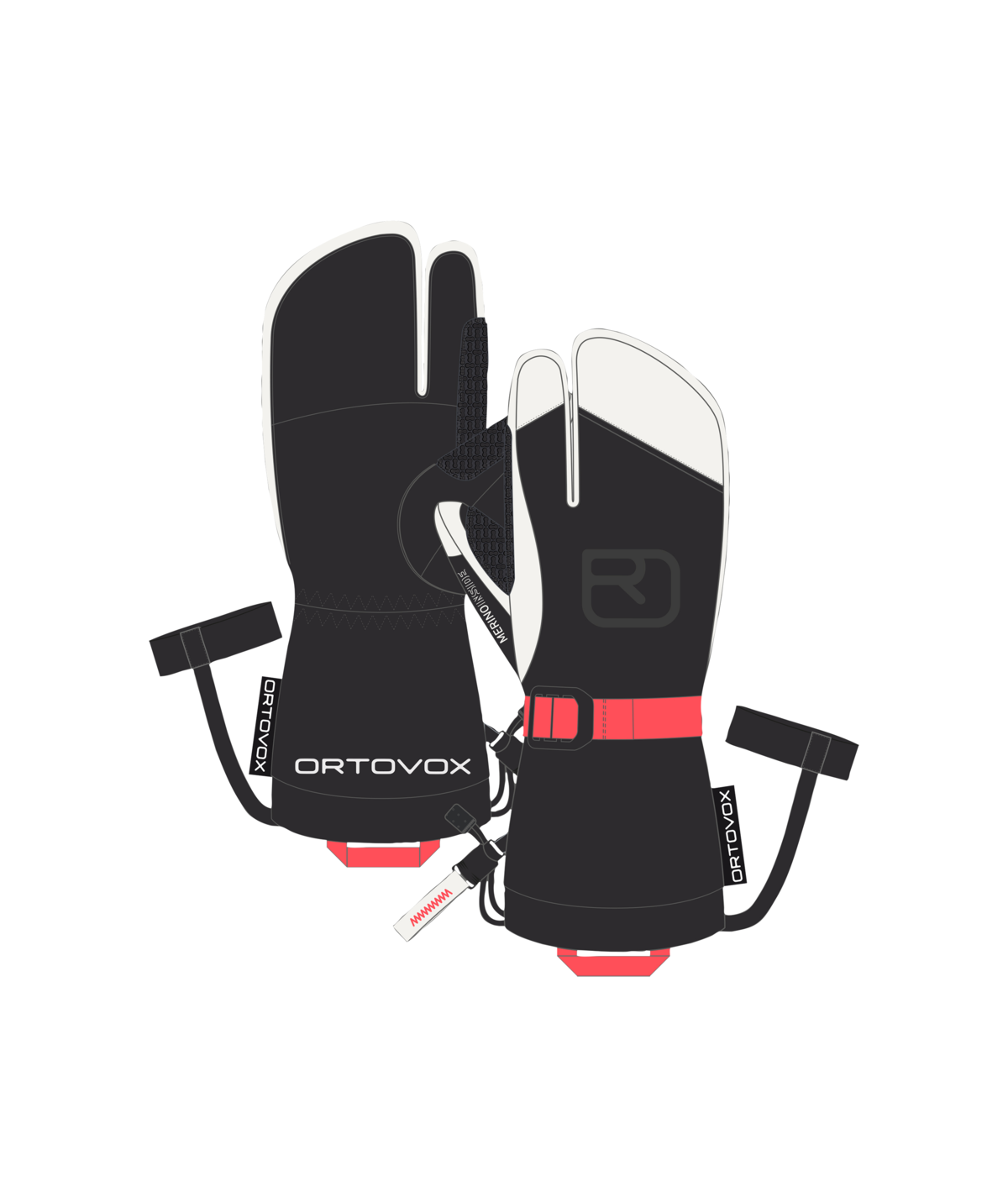 MER. FREERIDE 3 FINGER GLOVE W #1