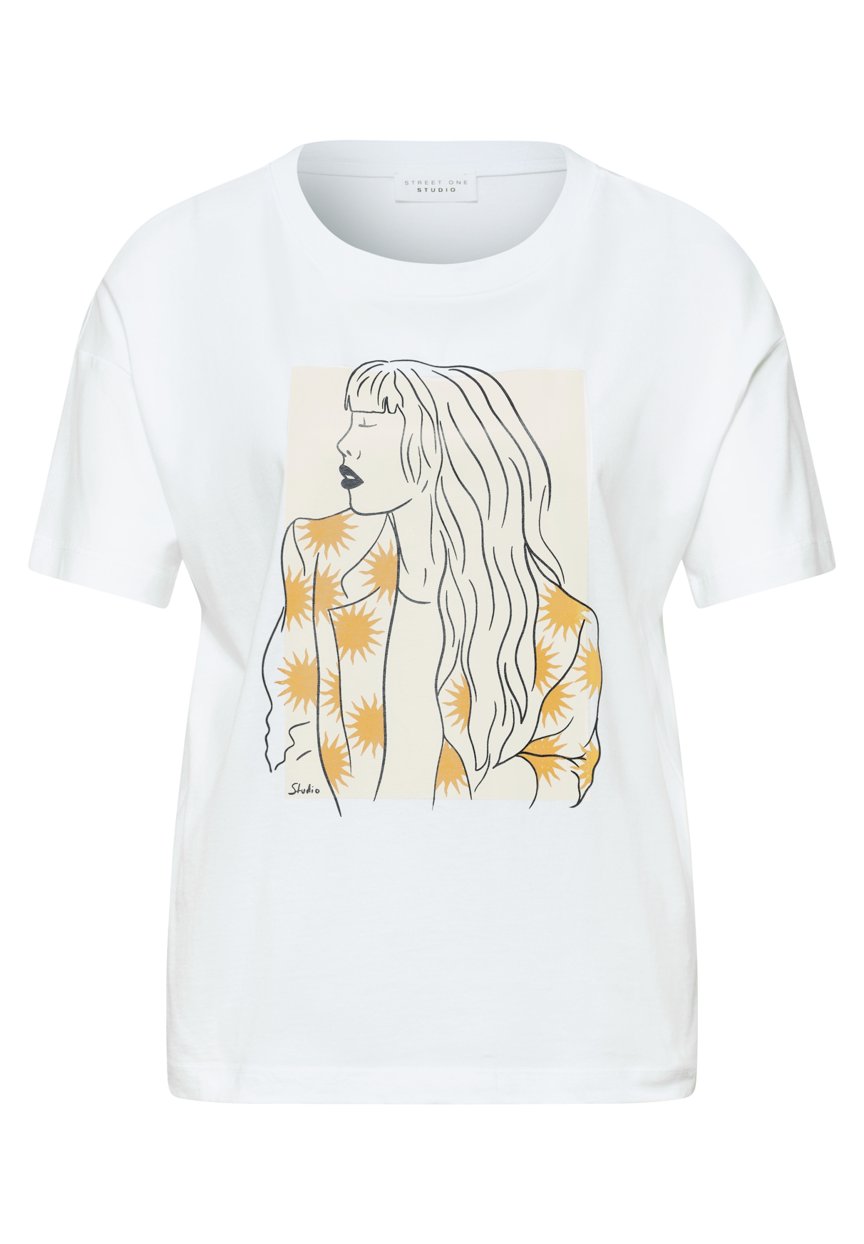 lady print shirt #1
