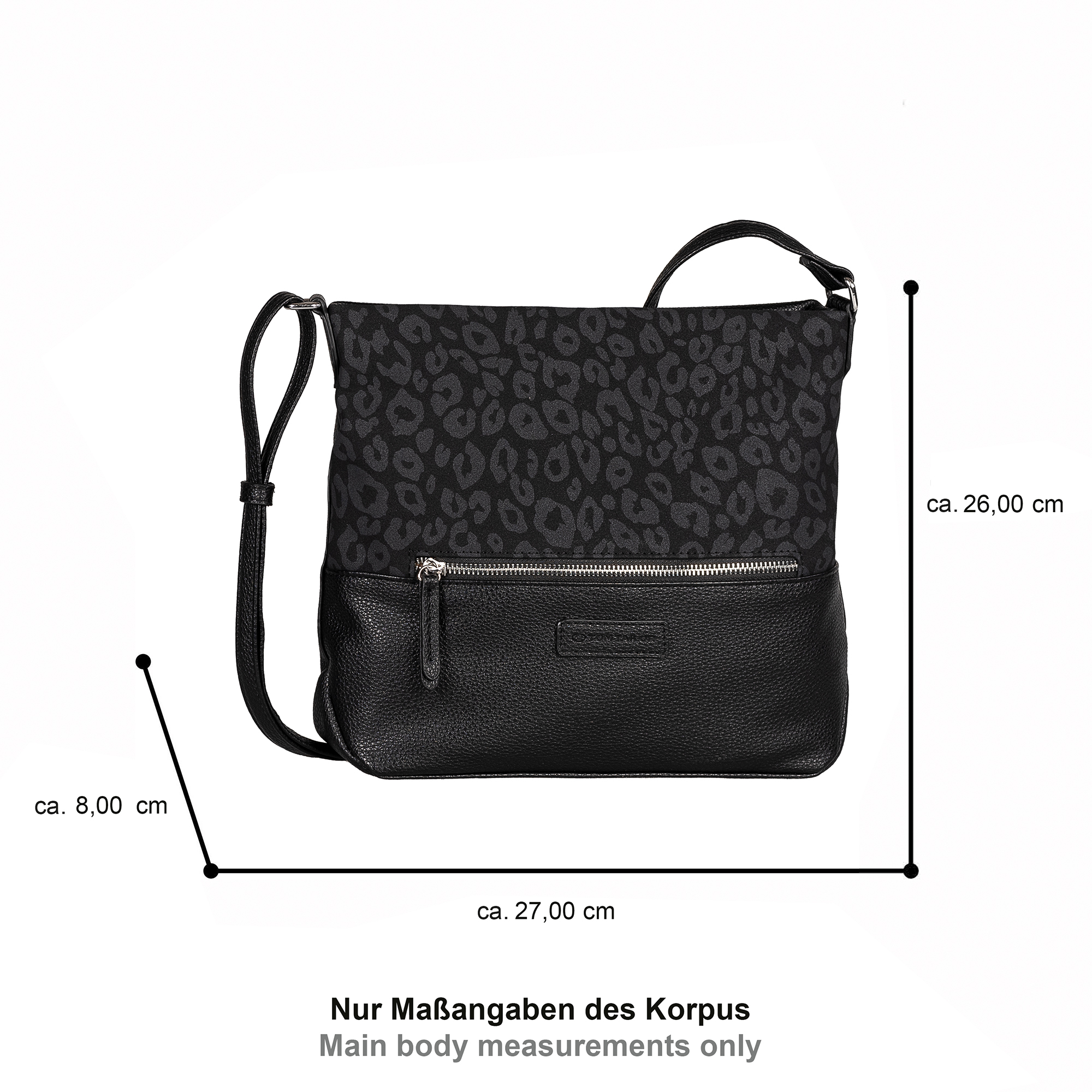 Gia, Cross bag M, leo black #5