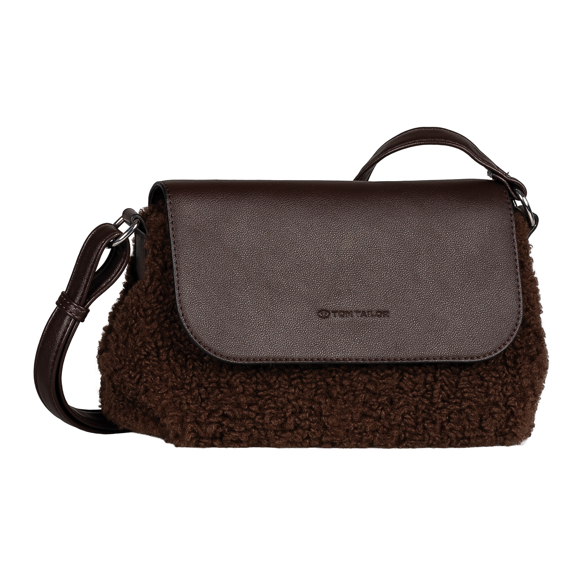 Zelina, Flap bag S no zip, dark brown #1