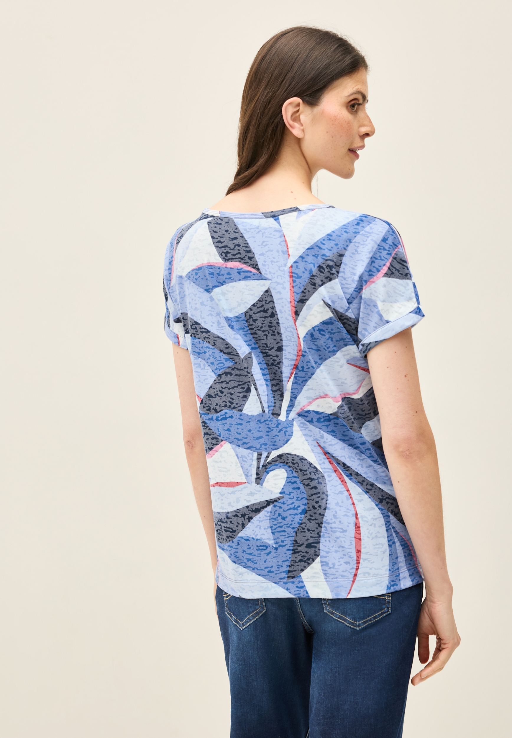 TOS Multi AOP Burn Out Shirt #4