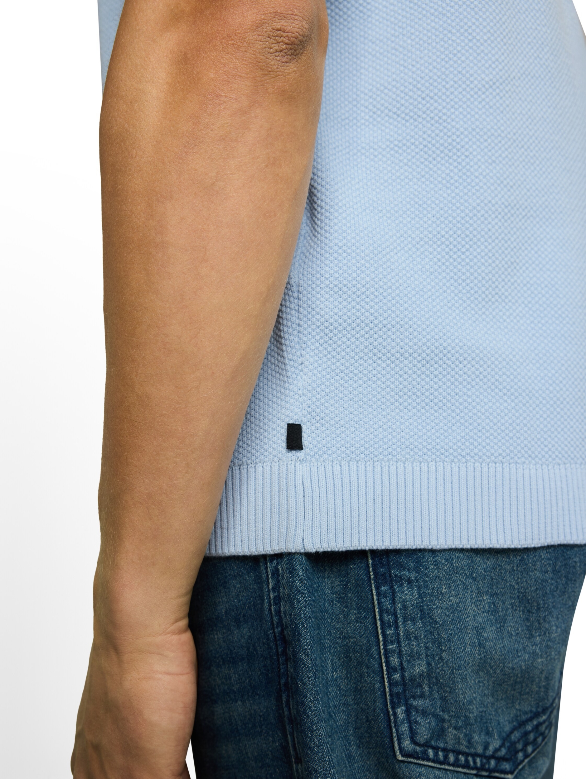 pique knit polo #6