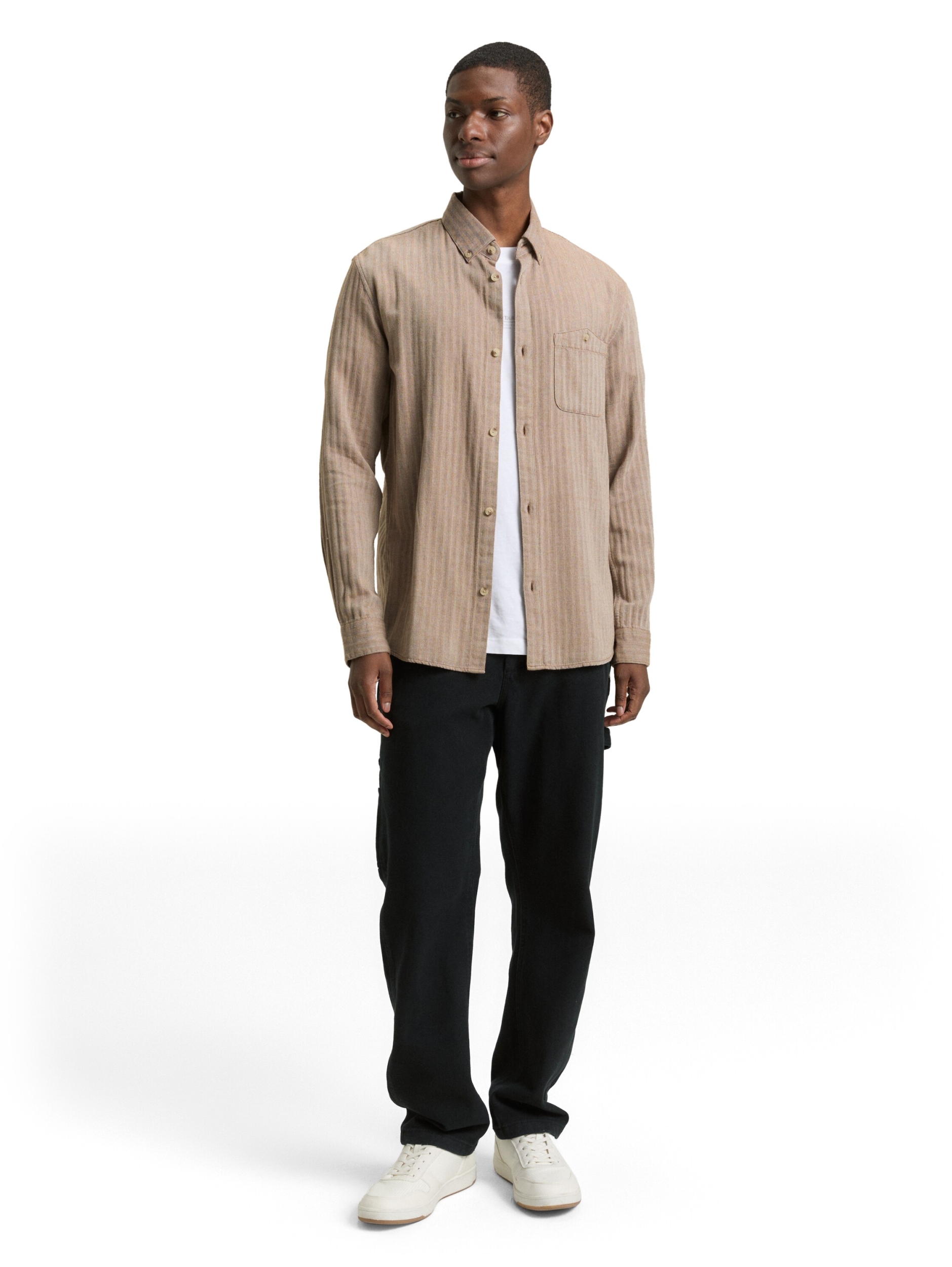 twotone herringbone shirt #3