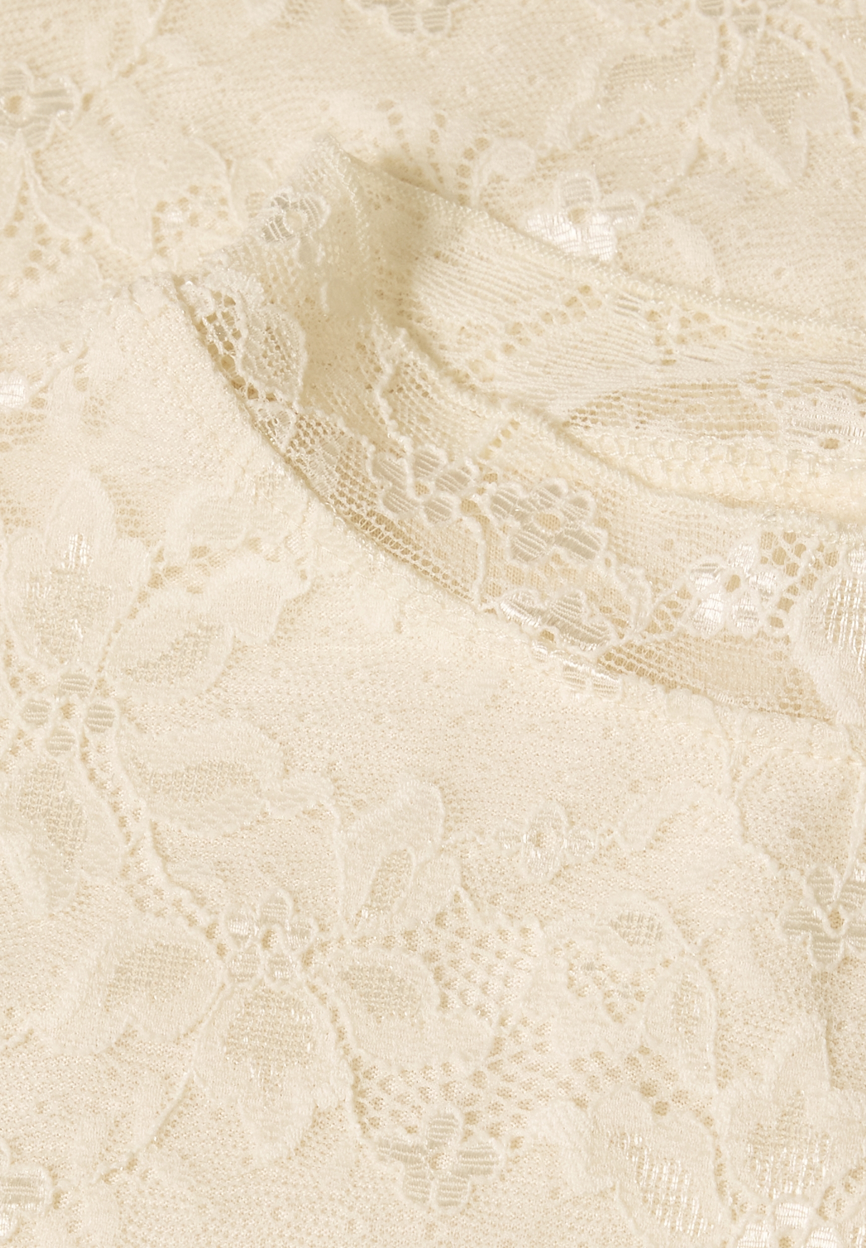 LTD QR lace turtle neck shirt #2