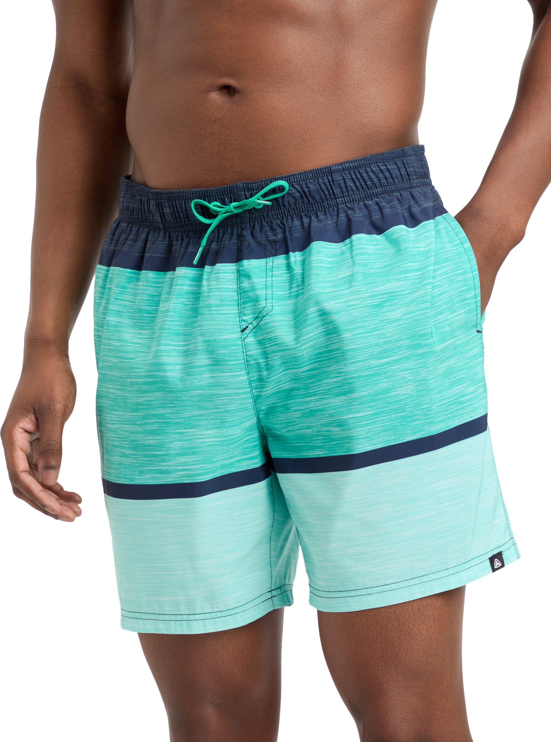 He.-Badeshorts Lario M Melange Stripe #2