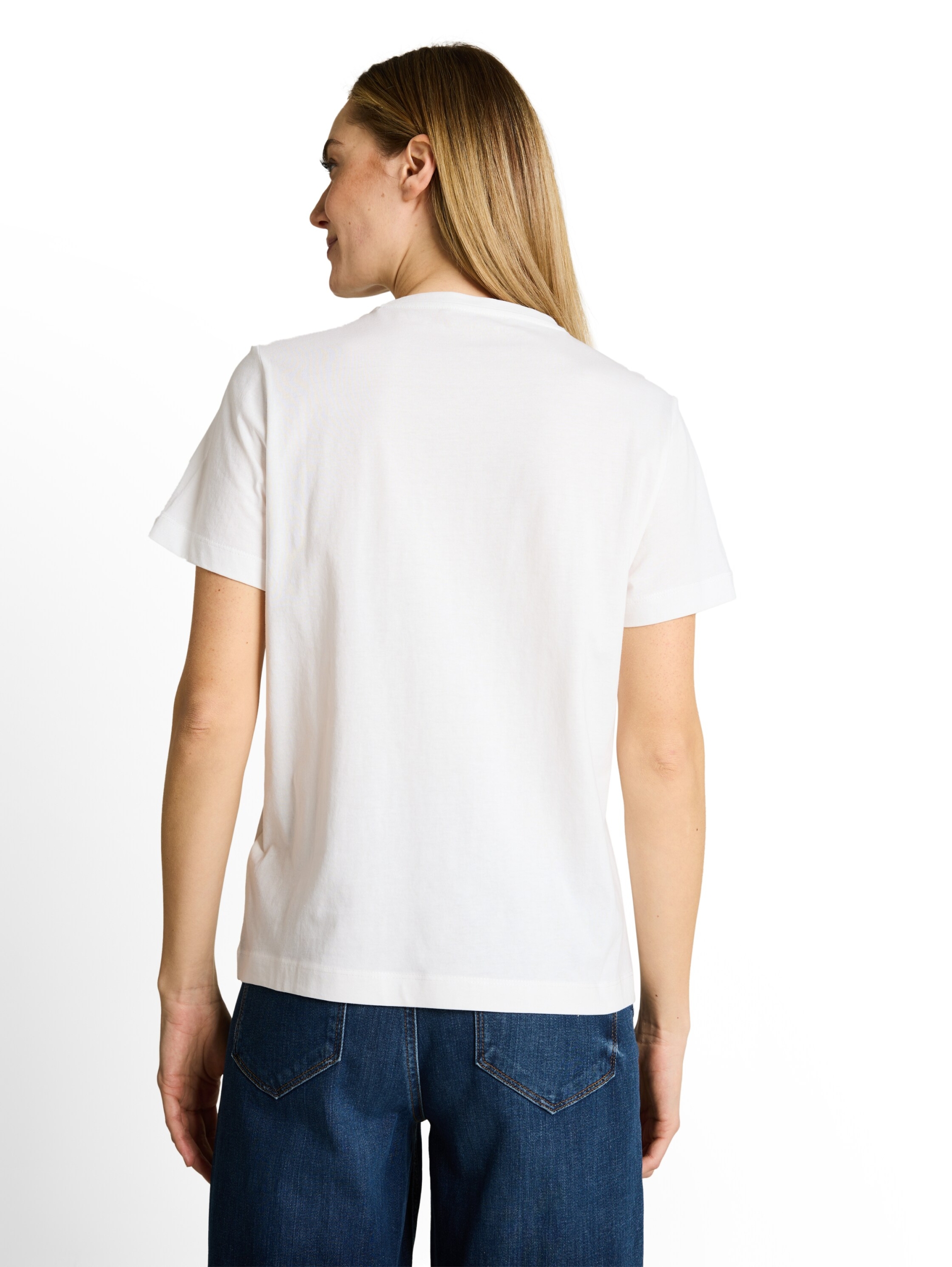 T-shirt basic crew neck print #4
