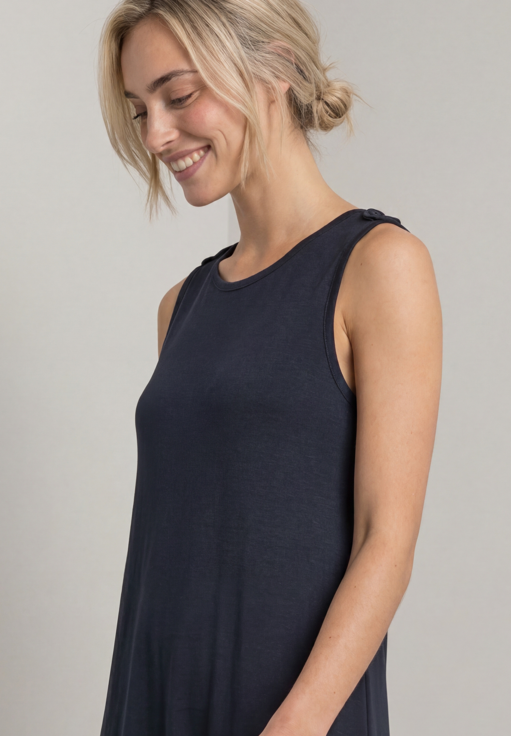 Sleeveless Jersey Dress w. sho #5