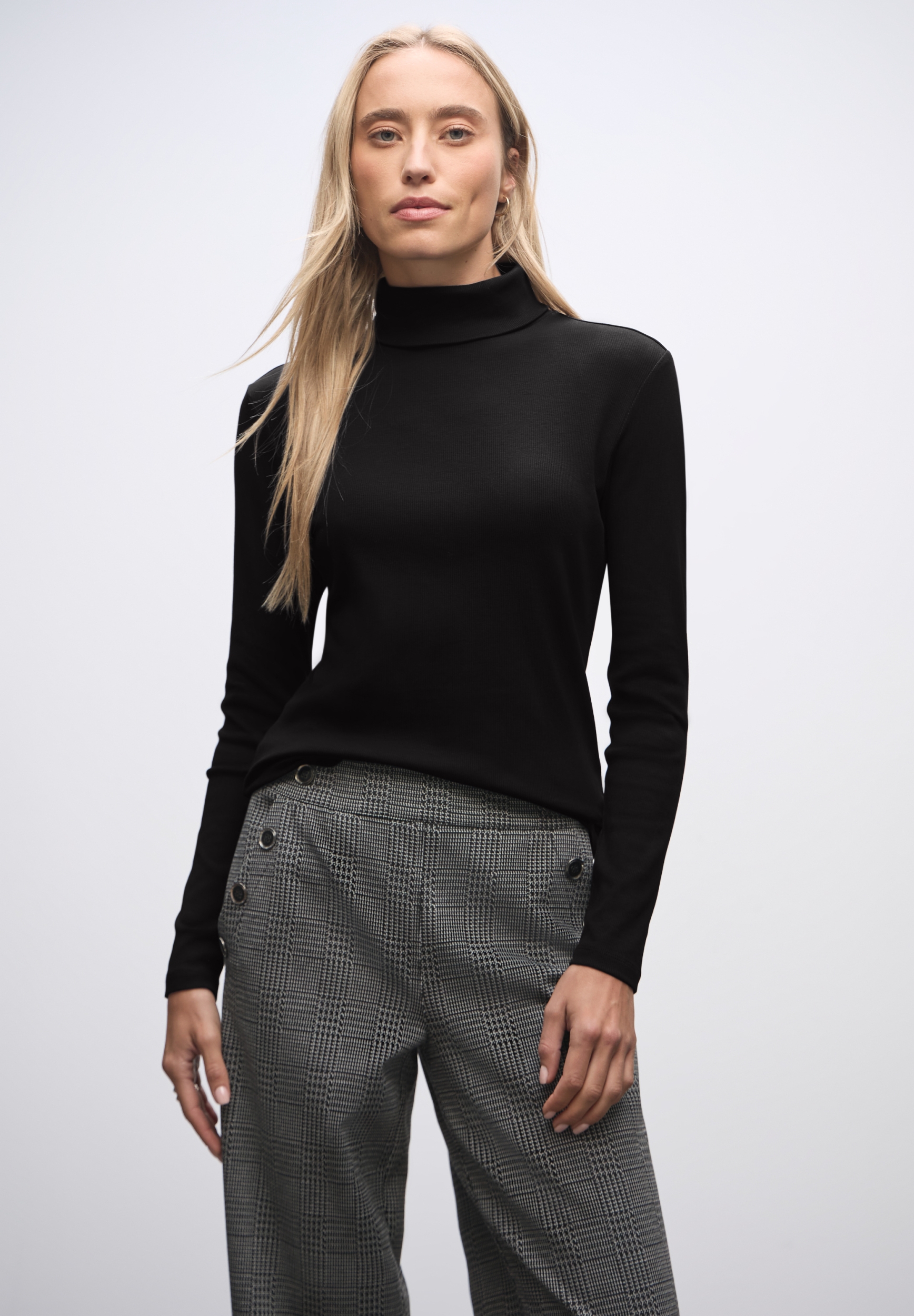 LTD QR basic rib roll neck shi #3