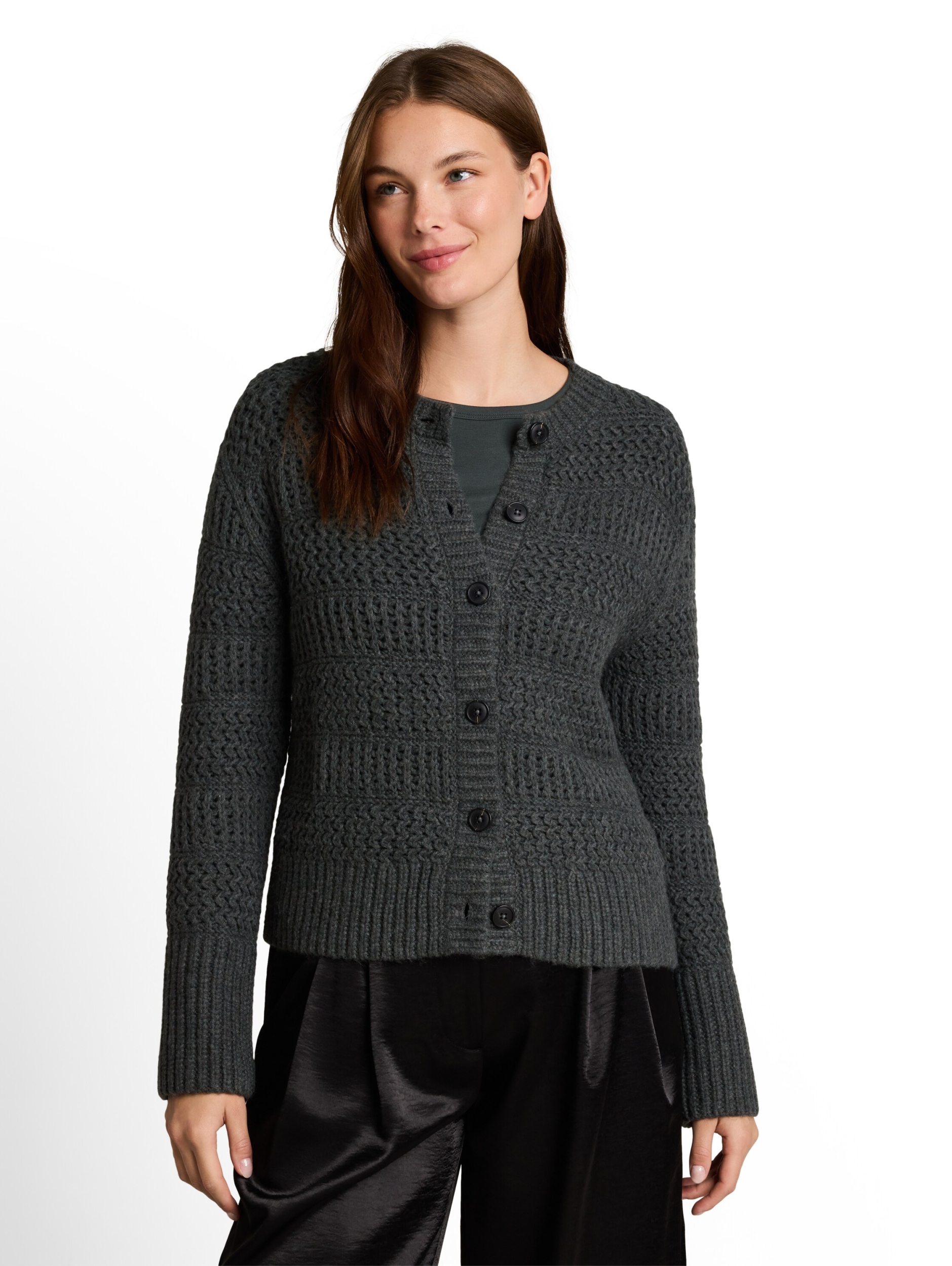 knit chunky structured cardiga #5