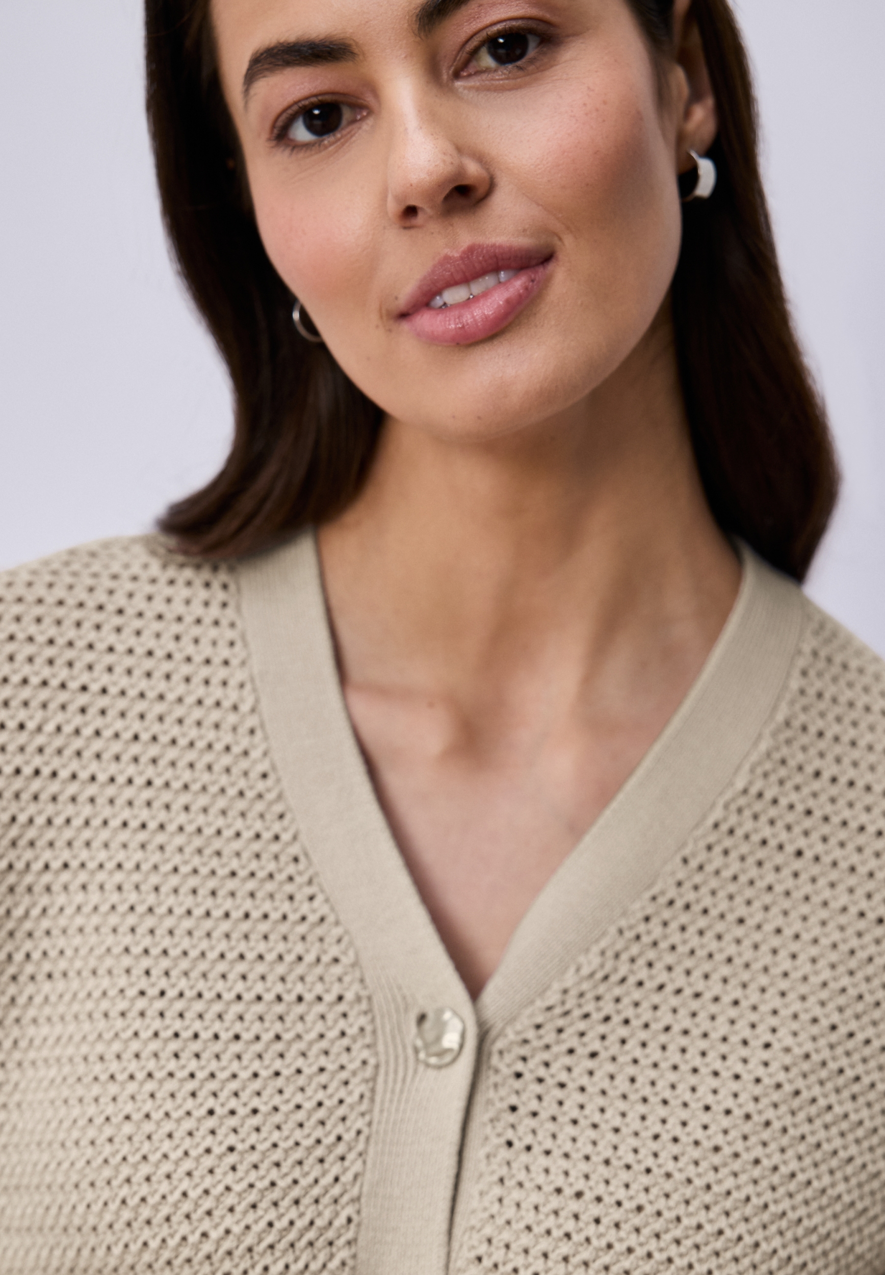 v-neck cardigan structure #6