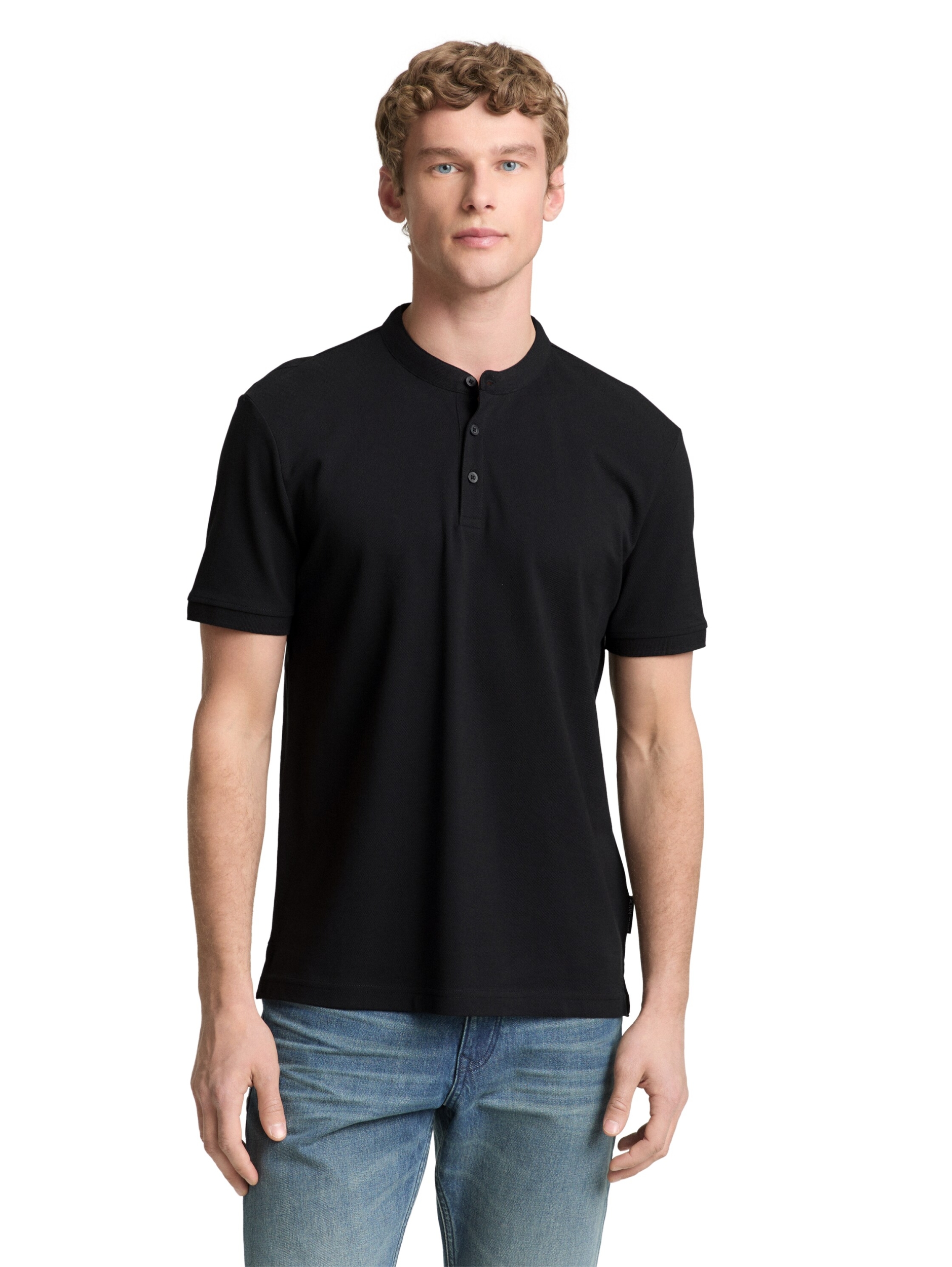 stand up collar polo #5
