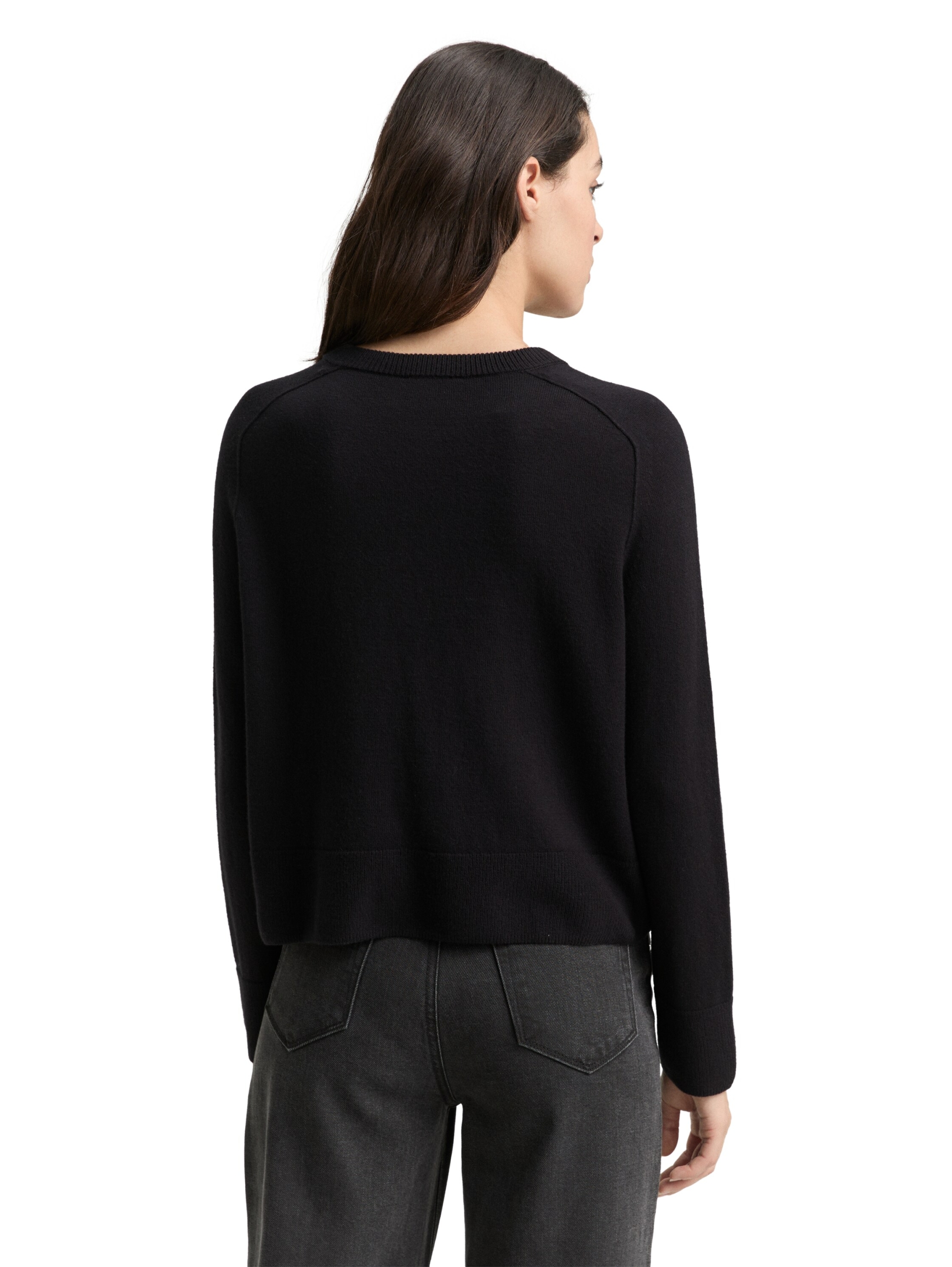 knit cardigan with saddle shou #4