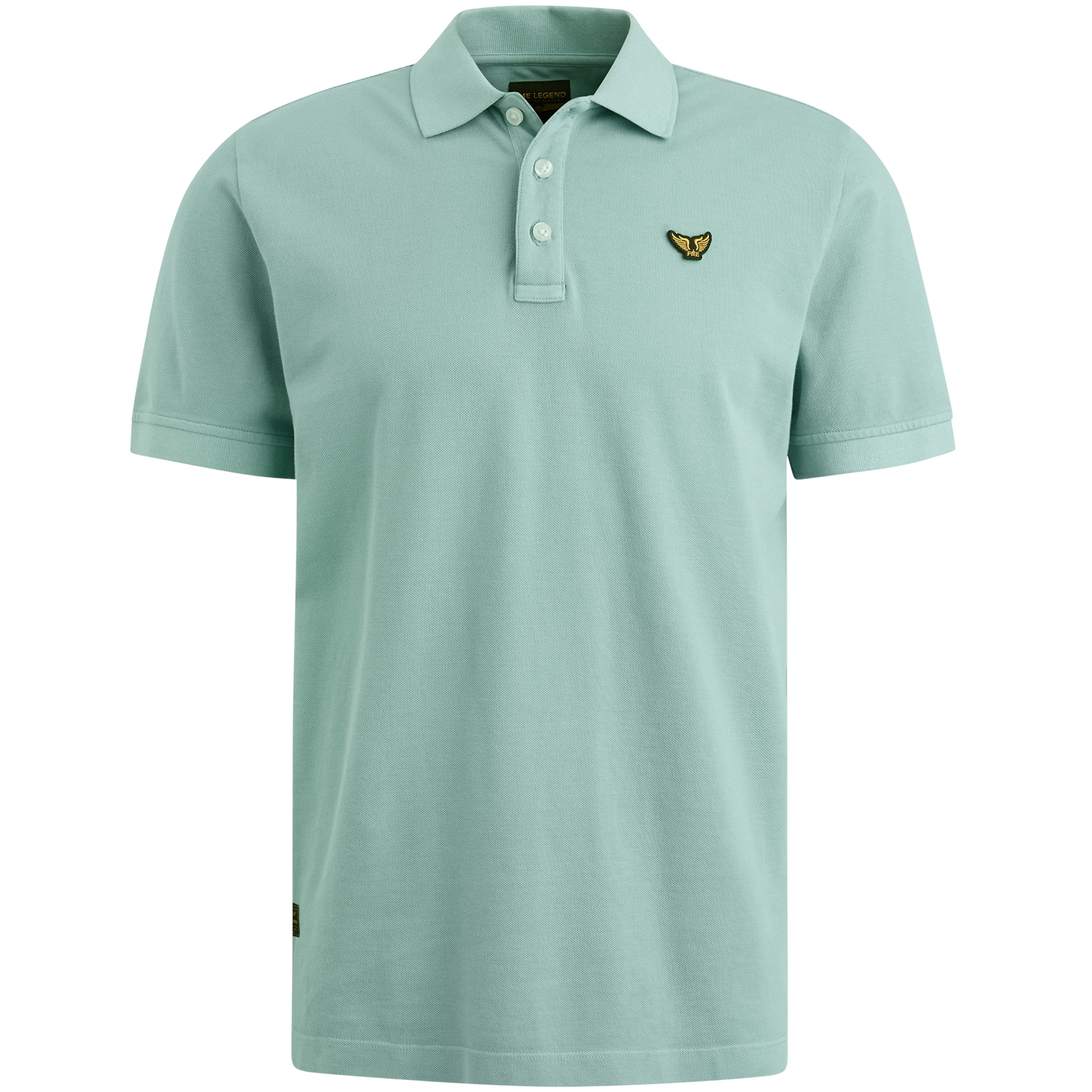 Short sleeve polo garment dyed piq #1