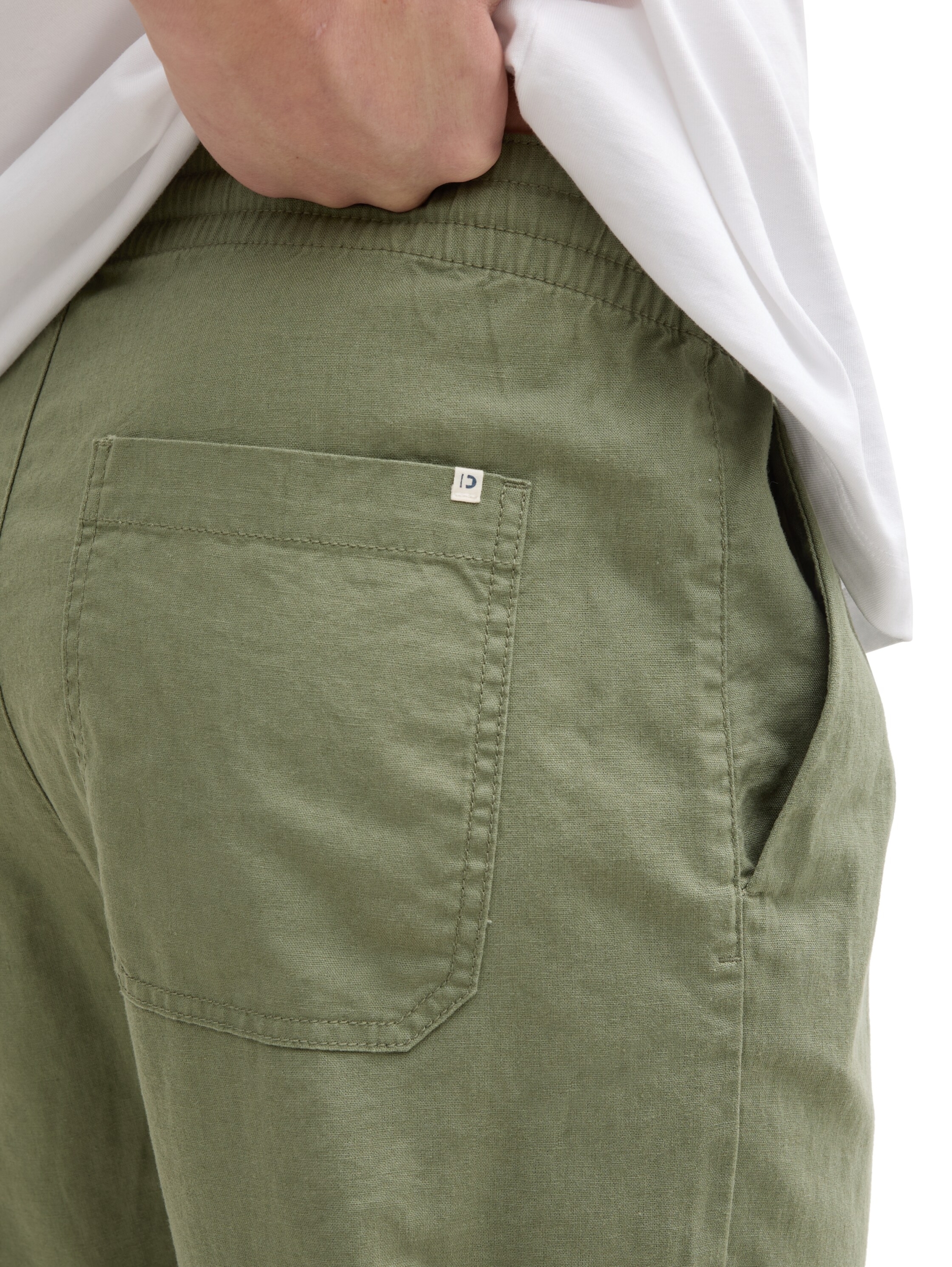 Loose Fit Hose mit Leinenanteil #5