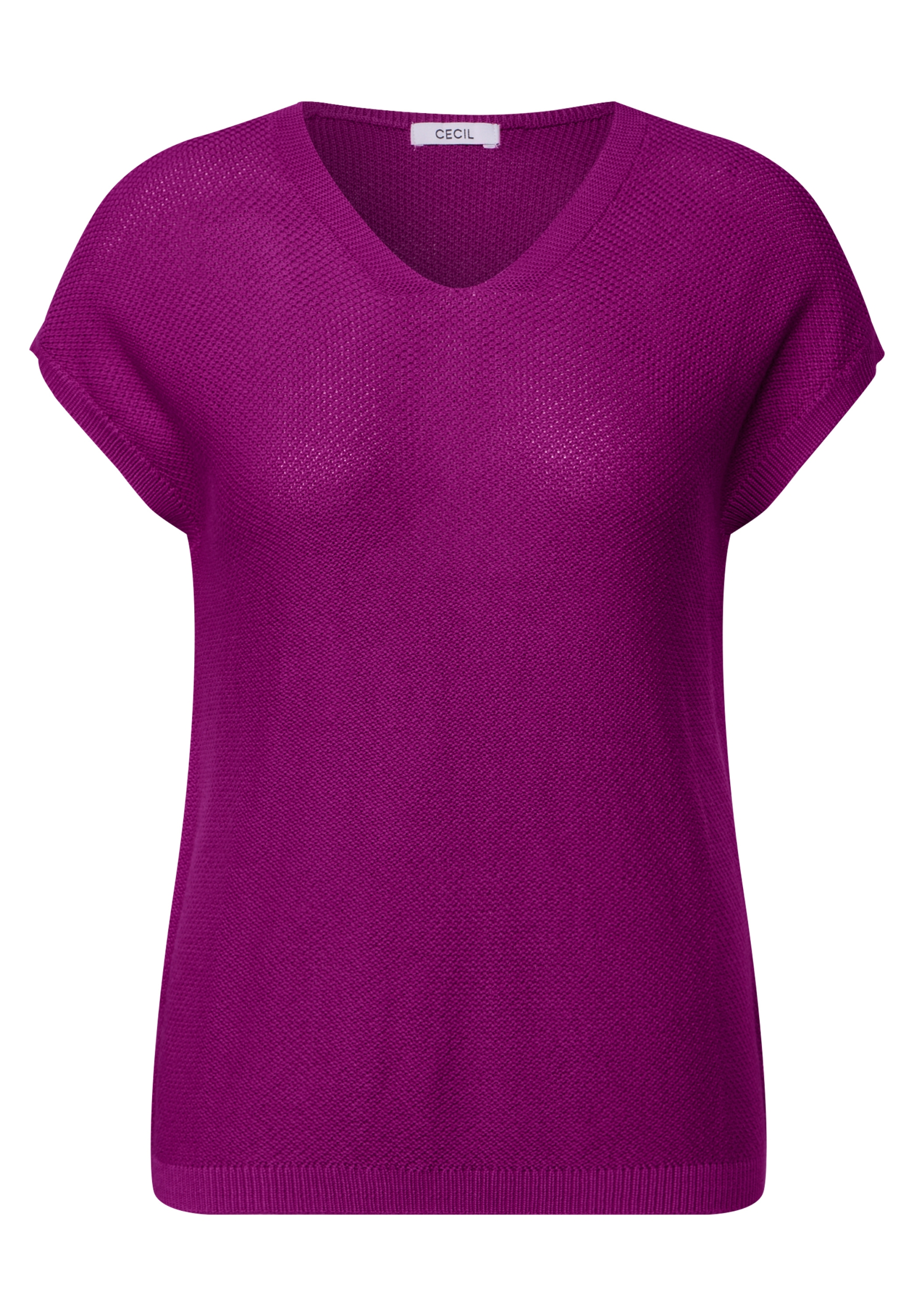 Structured V-neck #1