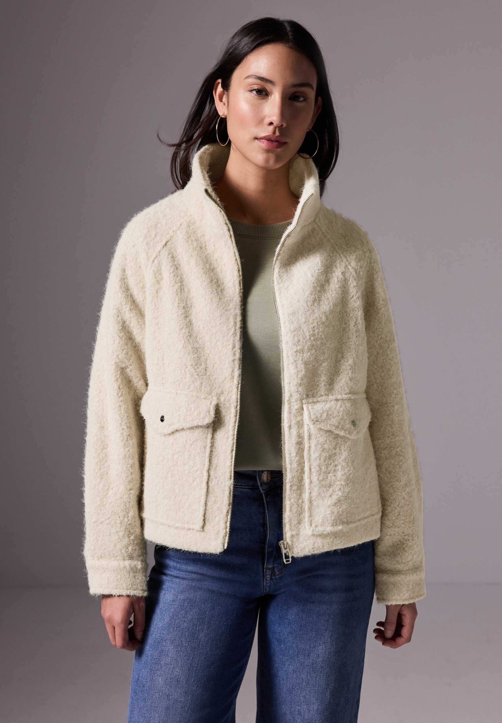Jacke in Wolloptik #5