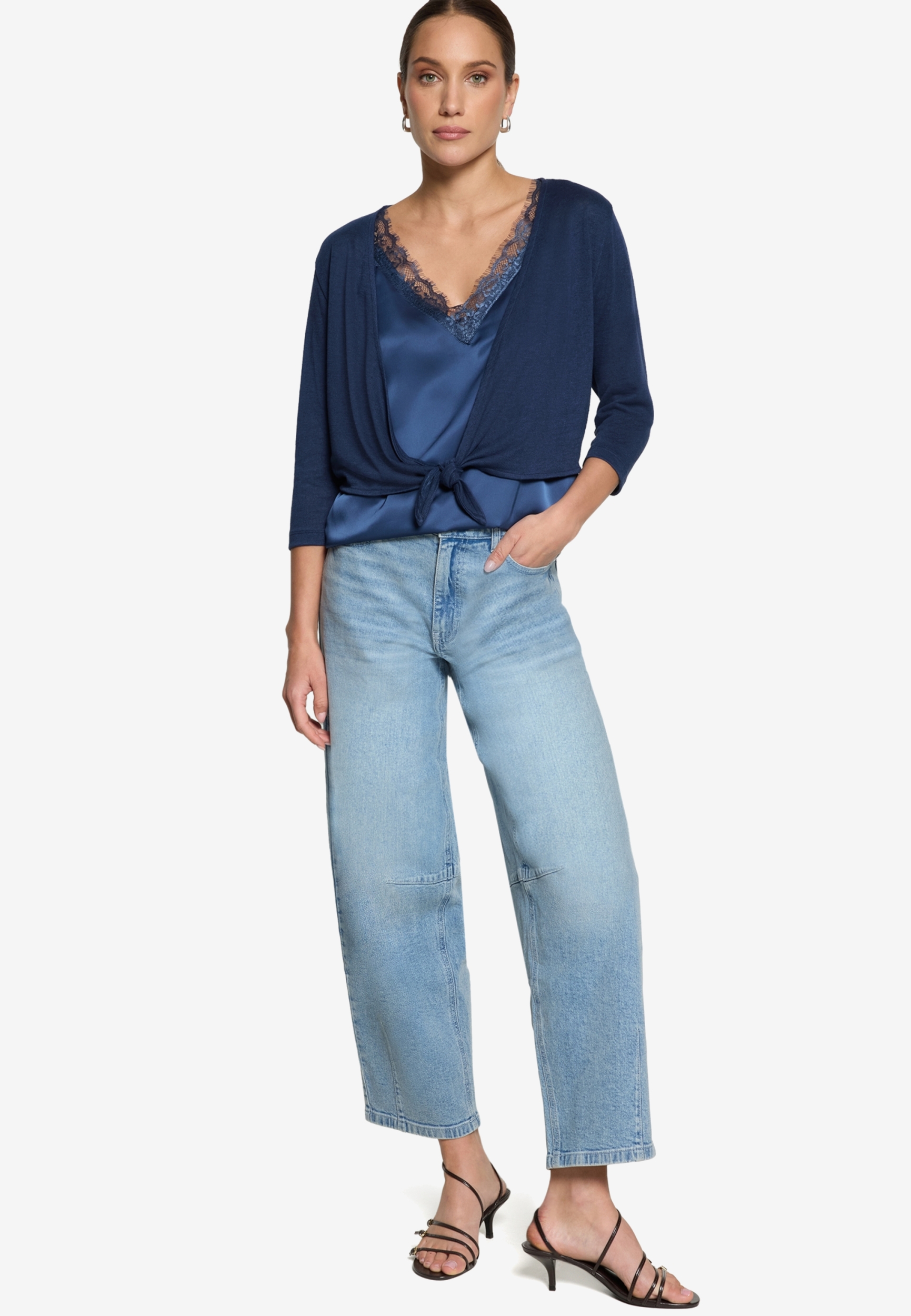 Sweat Jacke Kurz 3/4 Arm #4