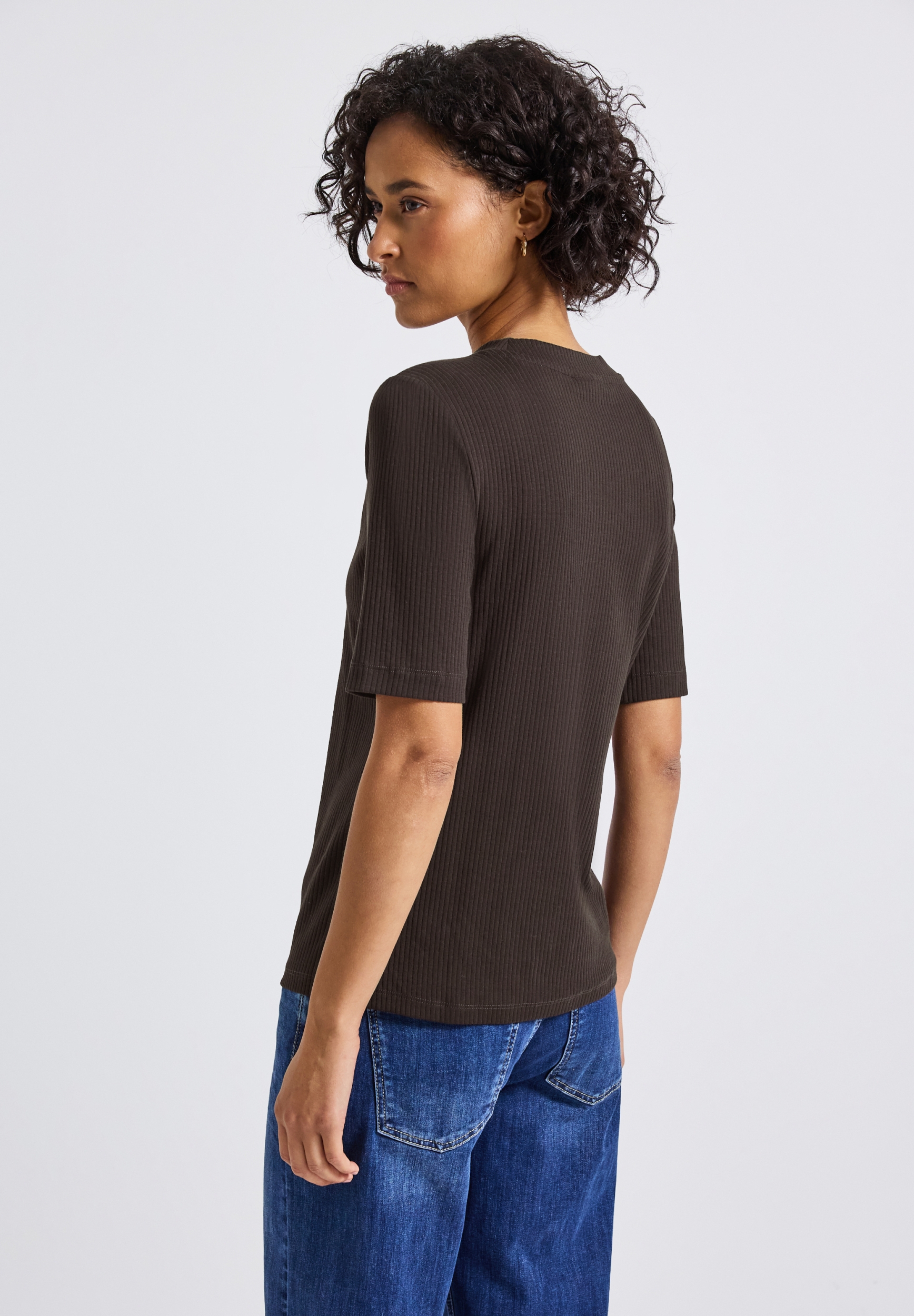 LTD QR rib turtle neck shirt #4