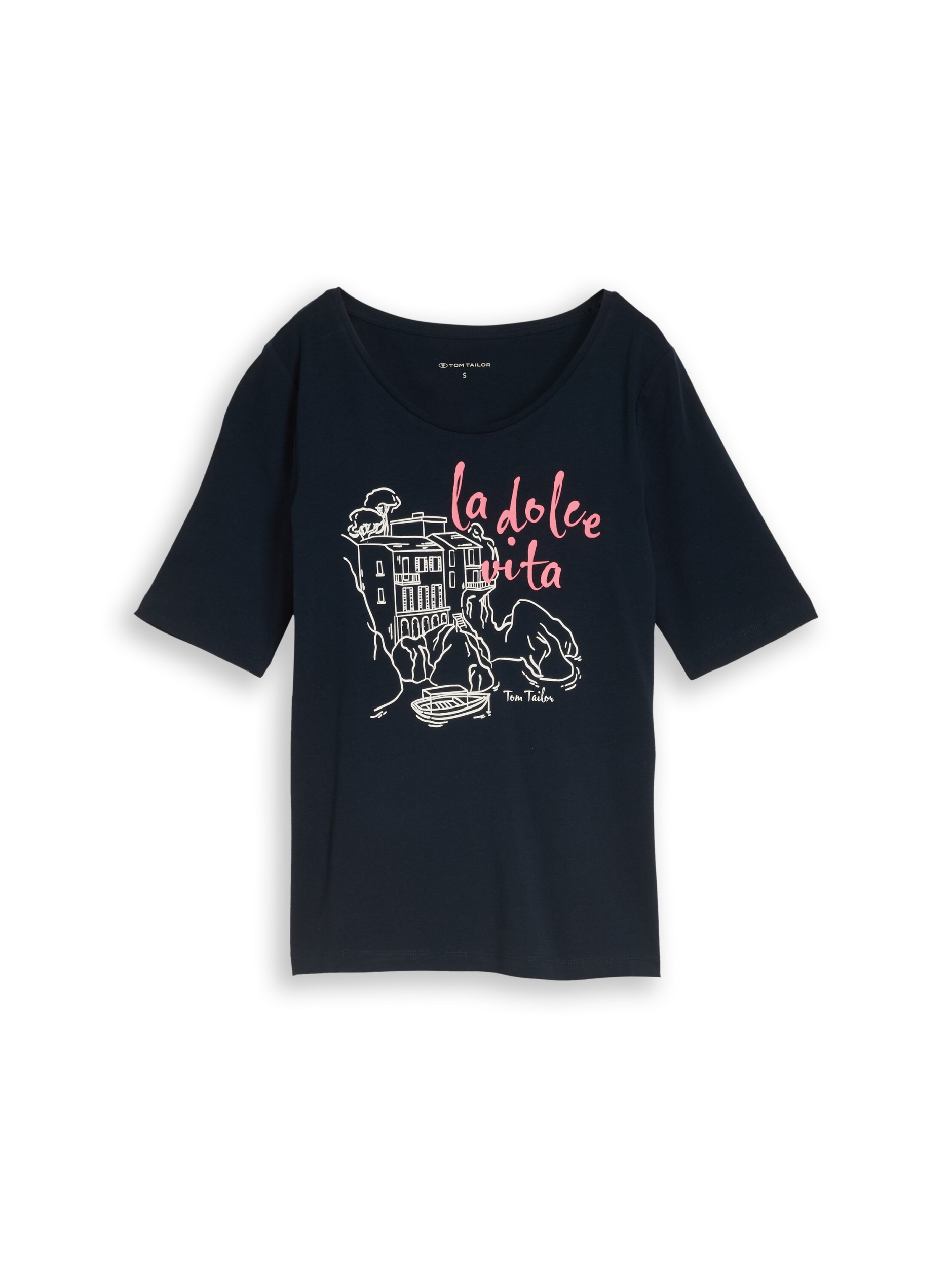 T-shirt crew neck with print #1