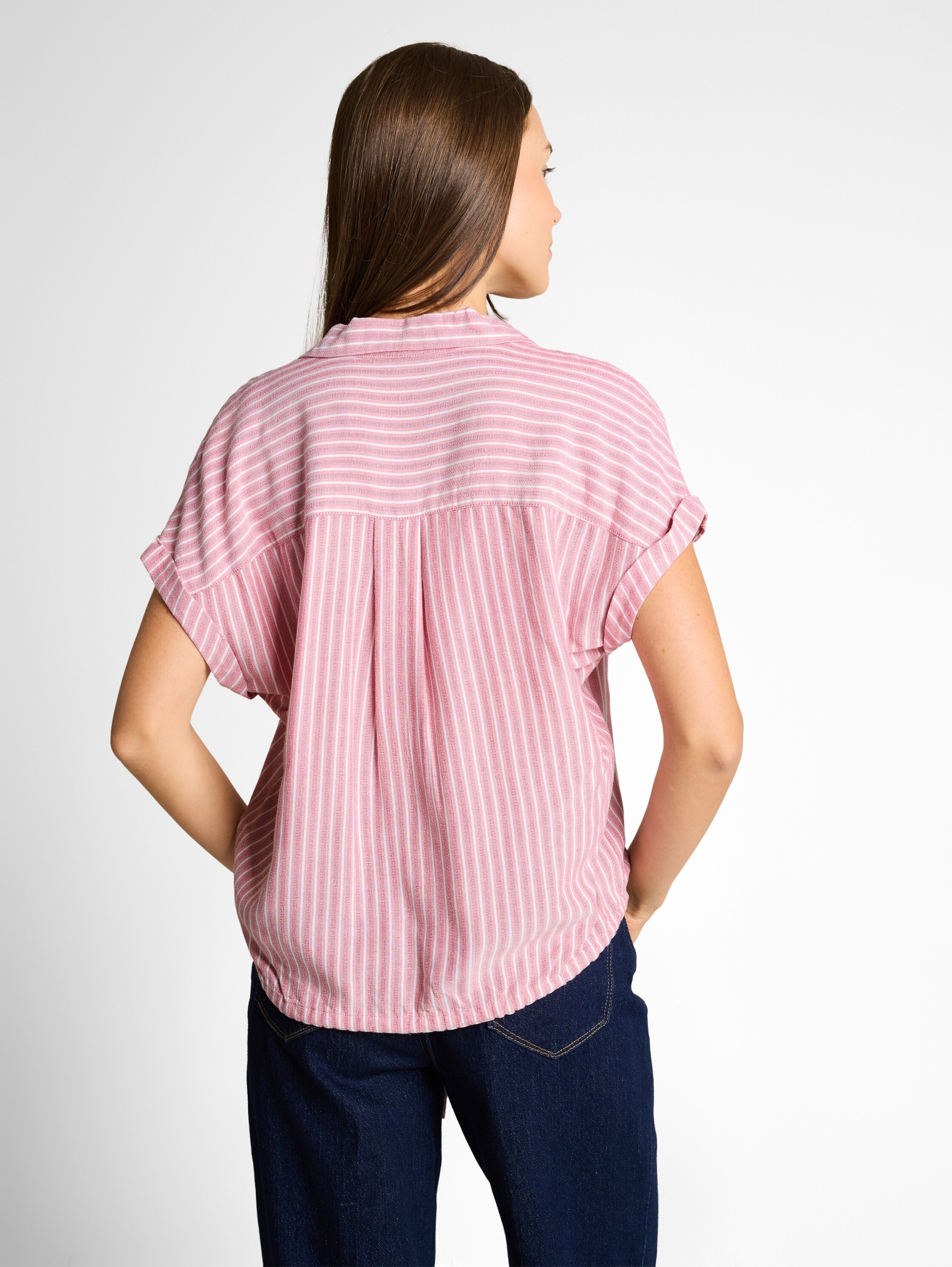 blouse striped shortsleeve #3