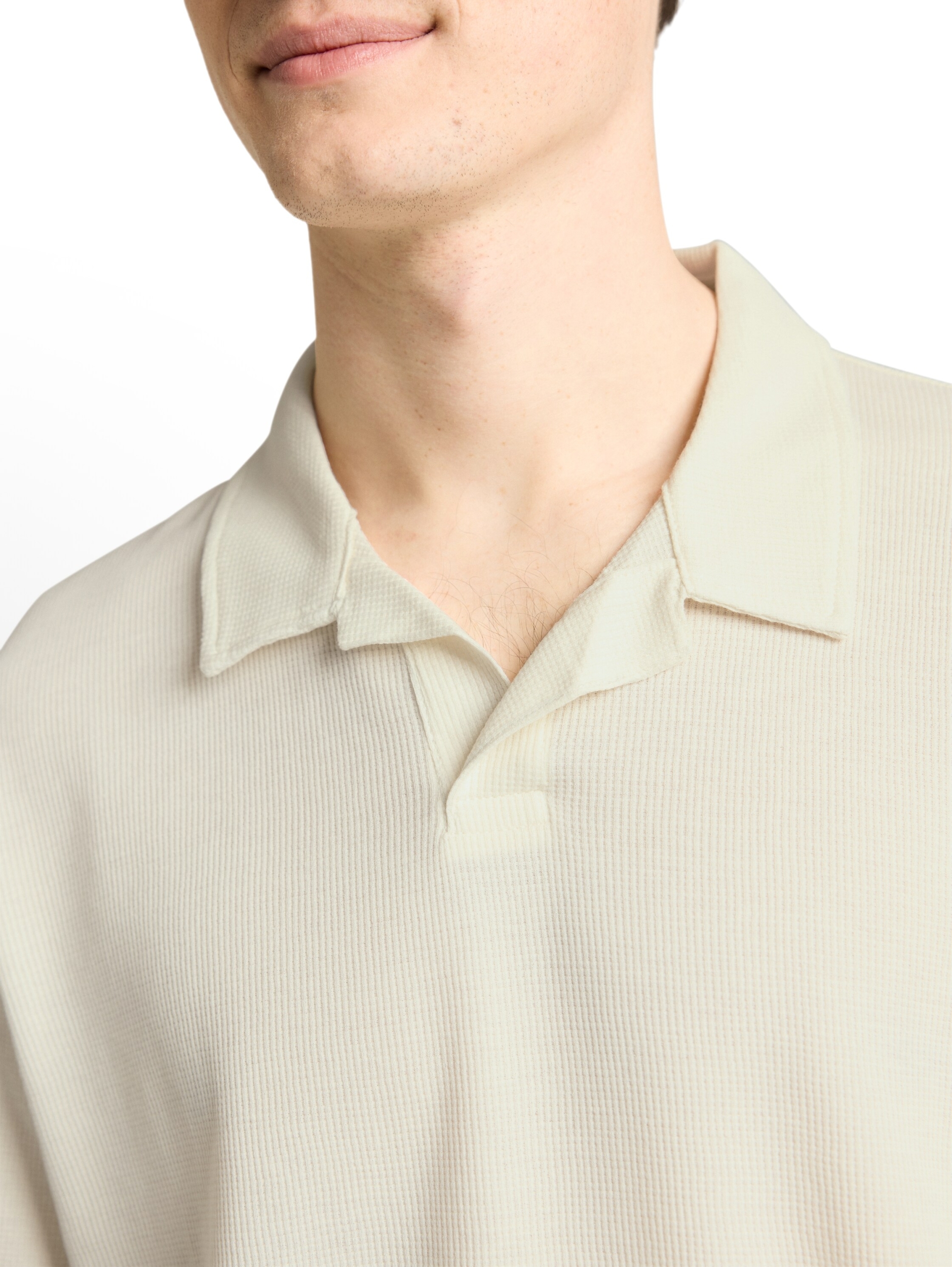 relaxed structured polo #5