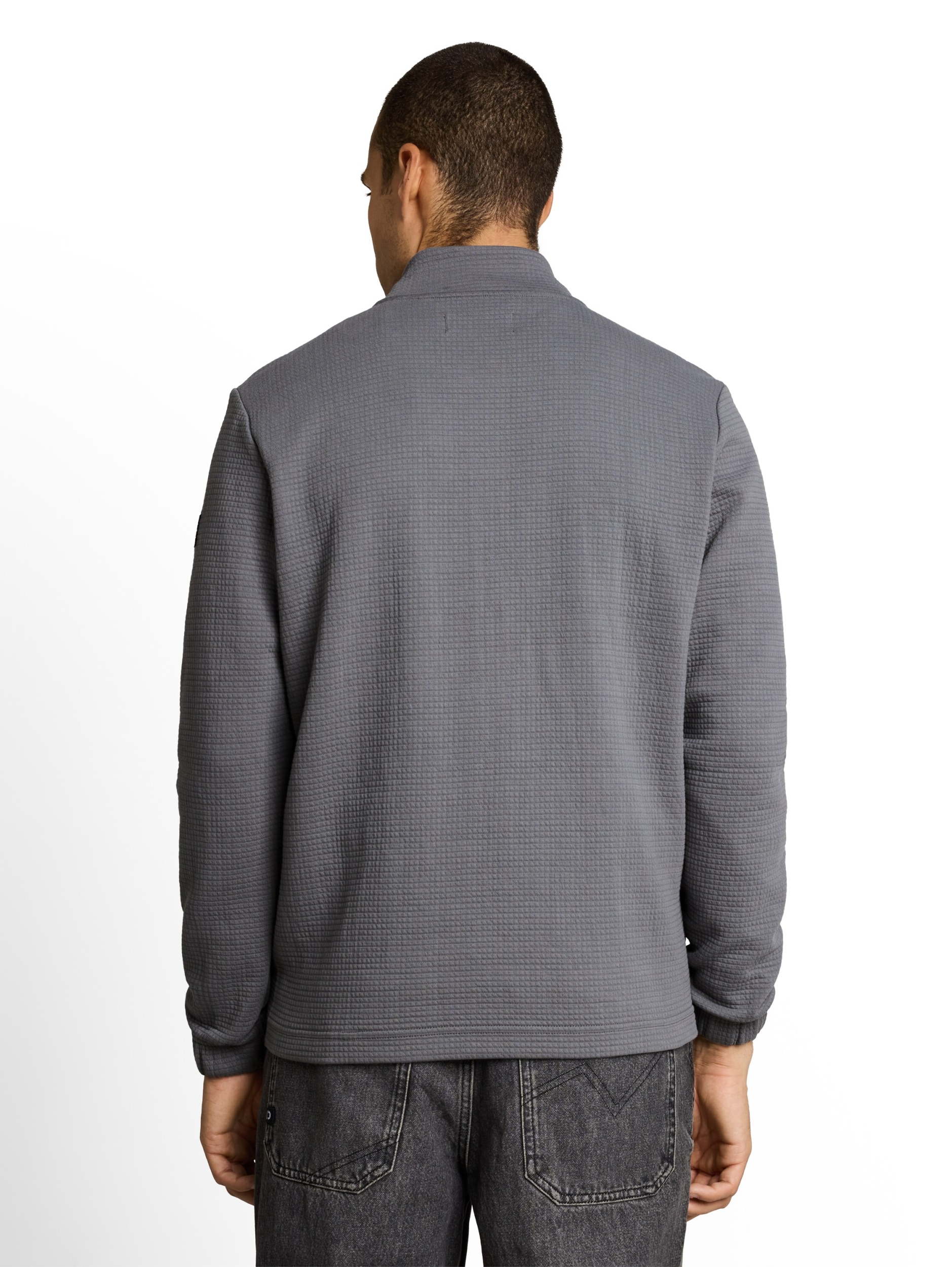 structured stand up sweat jack #4