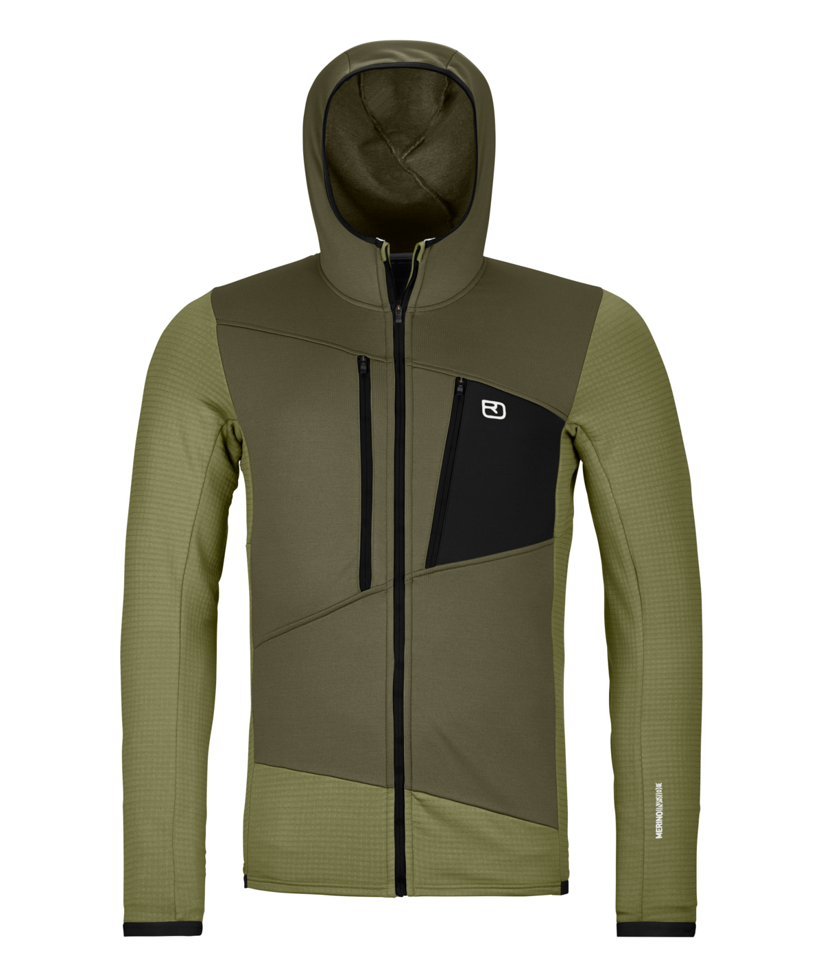 FLEECE GRID HOODY M #1