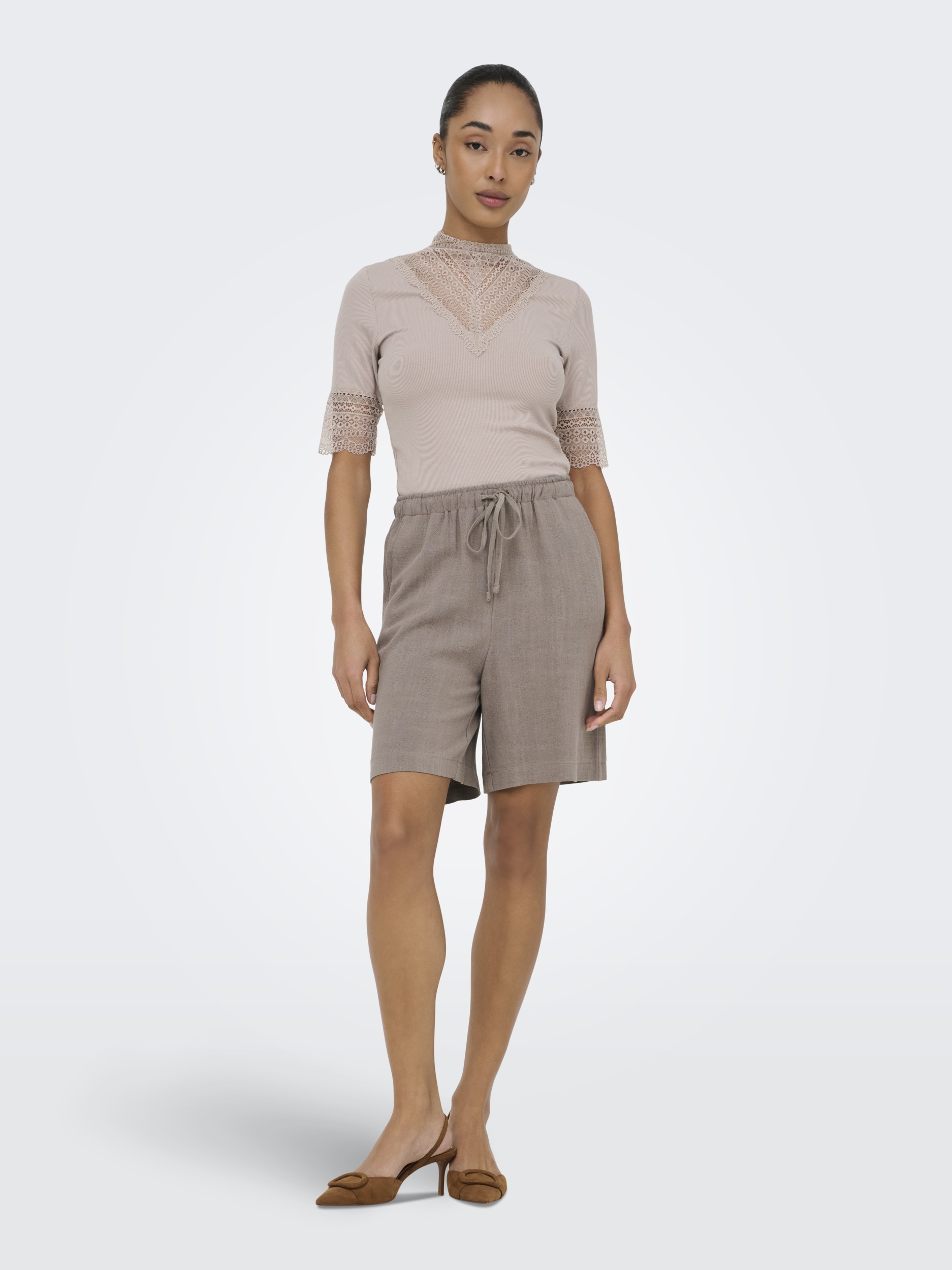 ONLSIESTA MW PULL-UP LIN BL SHORTSNOOS #6