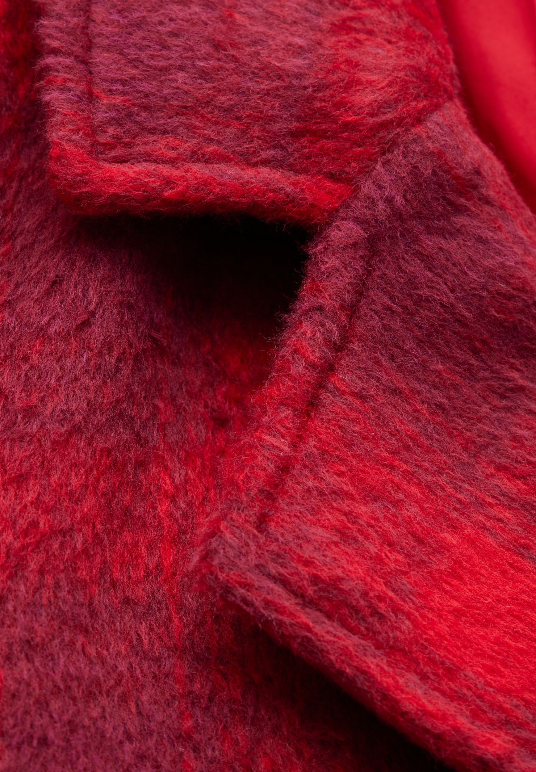 Langer karierter Mantel #3