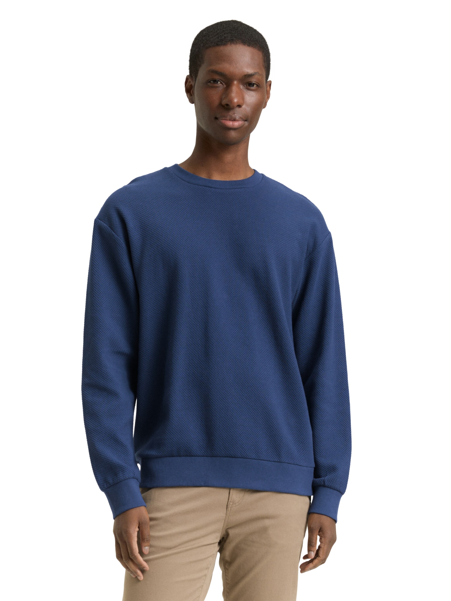 structured crew neck sweatshir #5