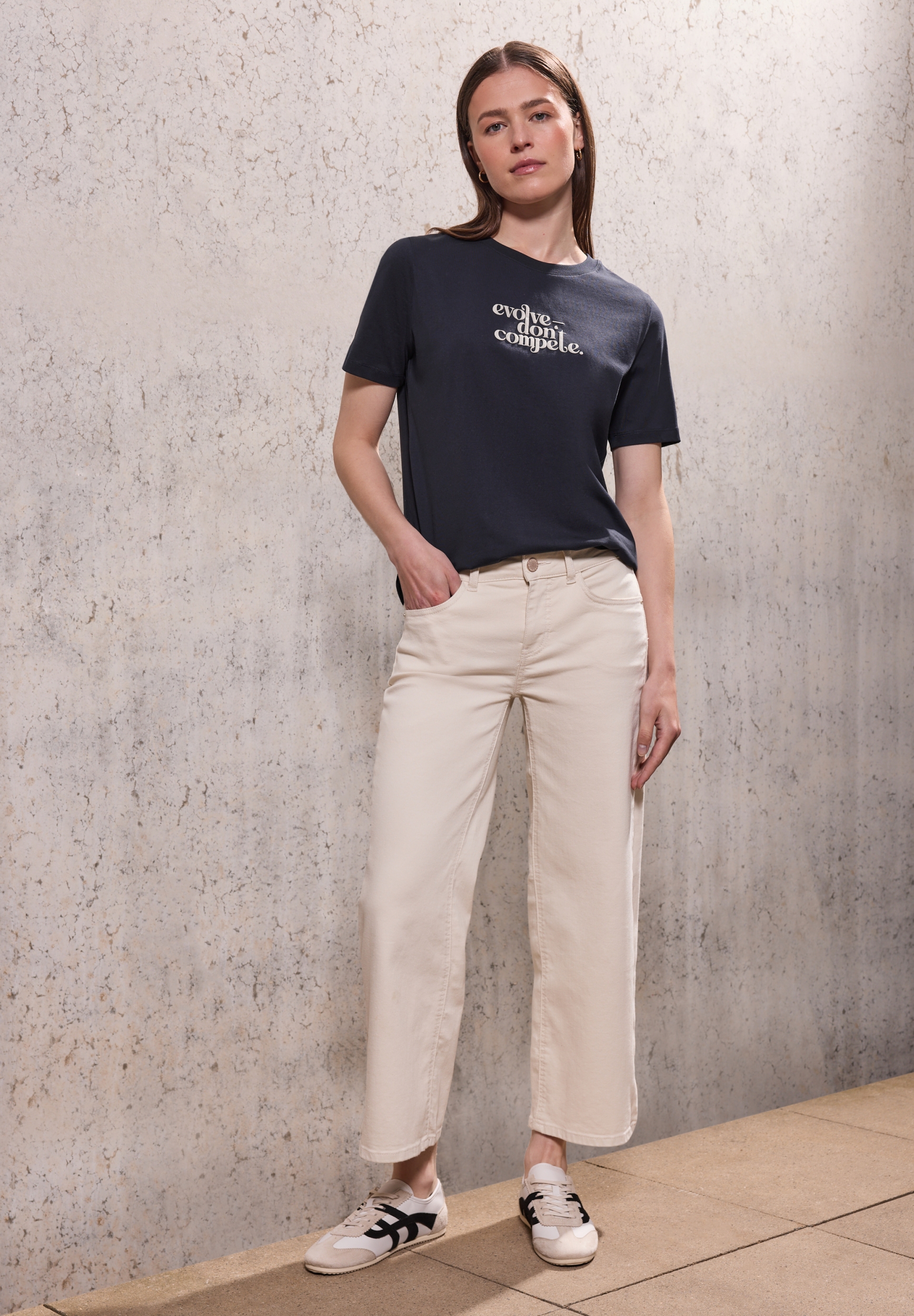 basic partprint shirt #5