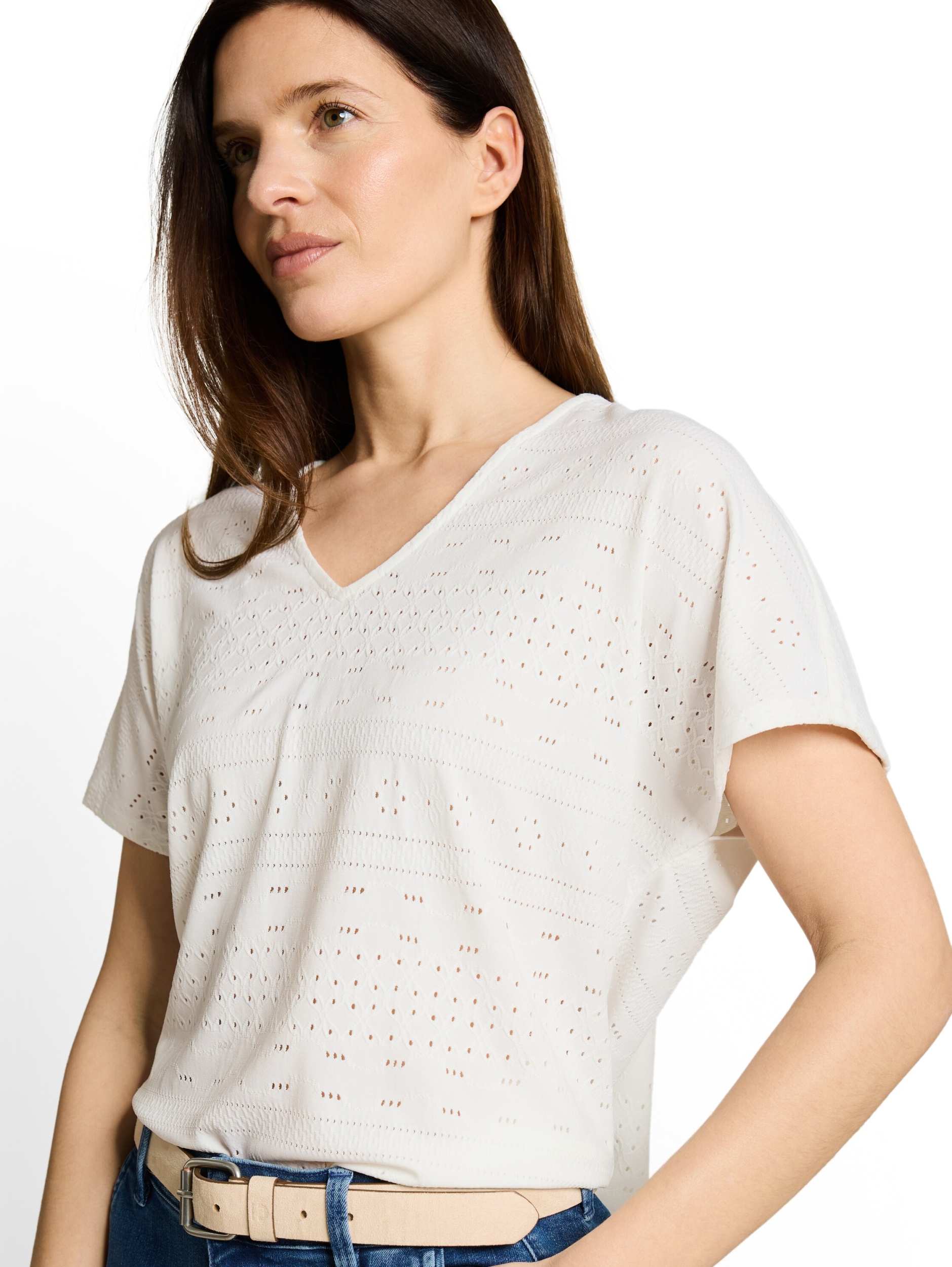 T-shirt v-neck ajour #5
