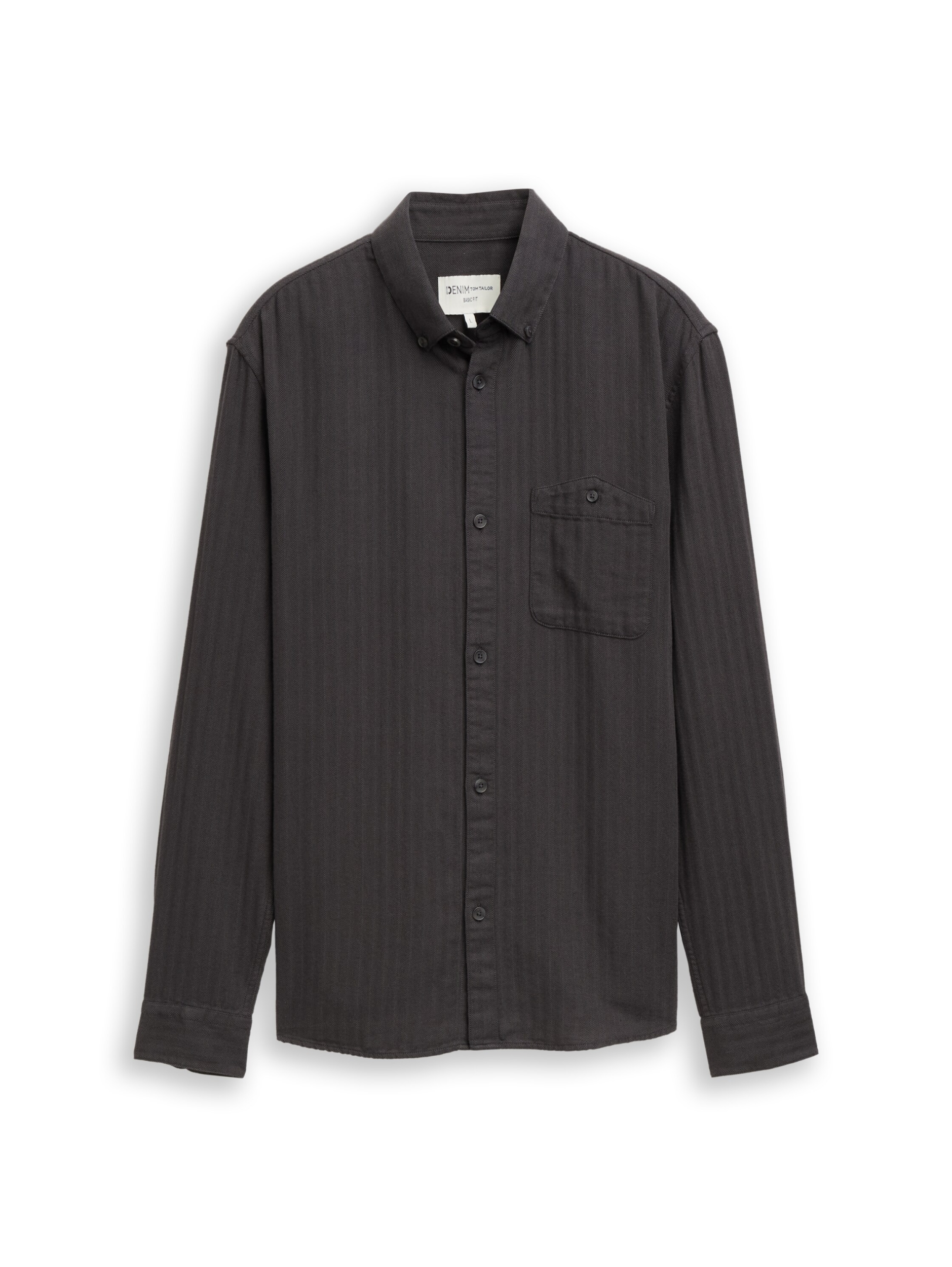 twotone herringbone shirt #1