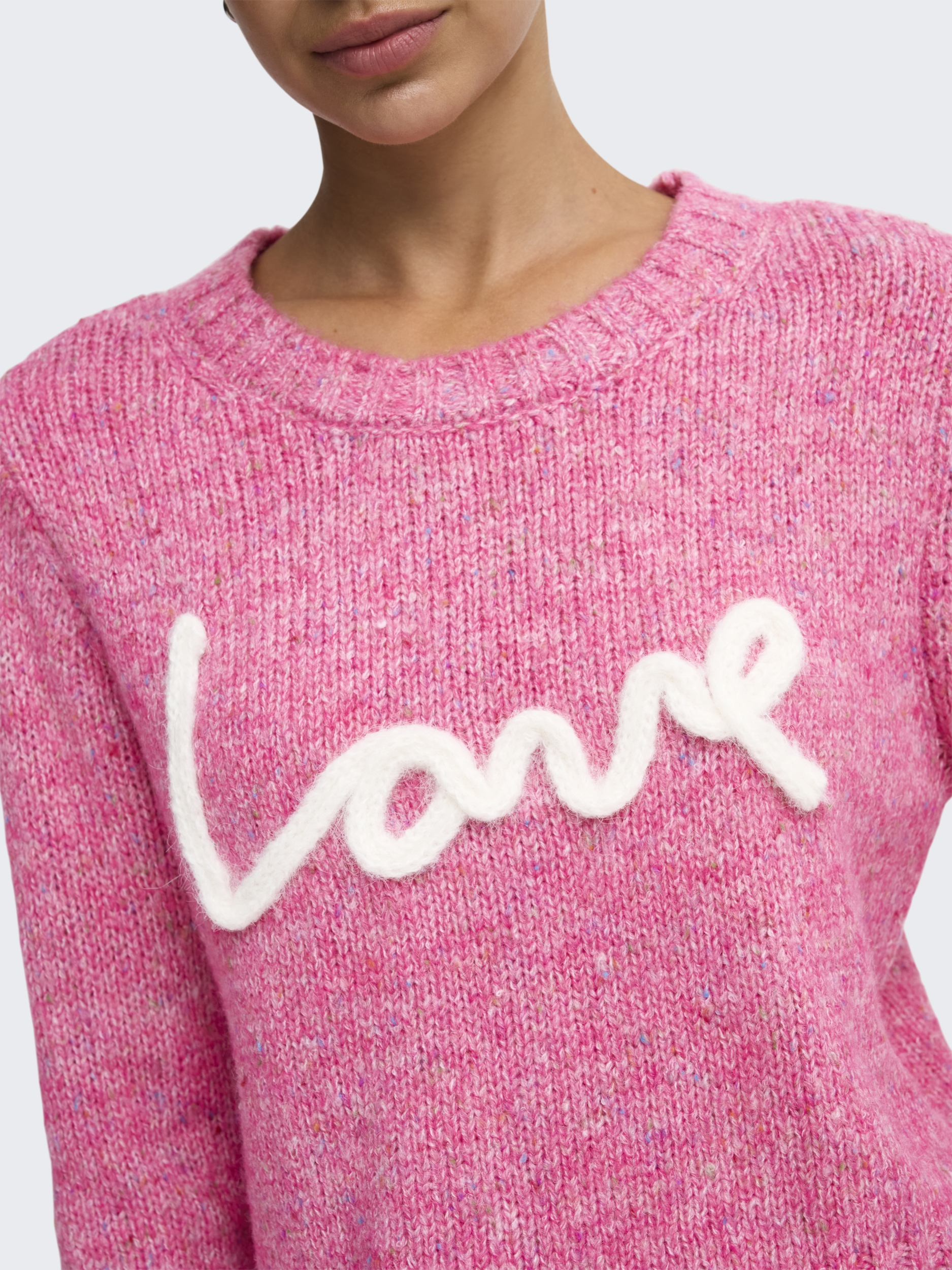 ONLSMILLA LS TEXT DETAIL O-NECK CCKNT #3
