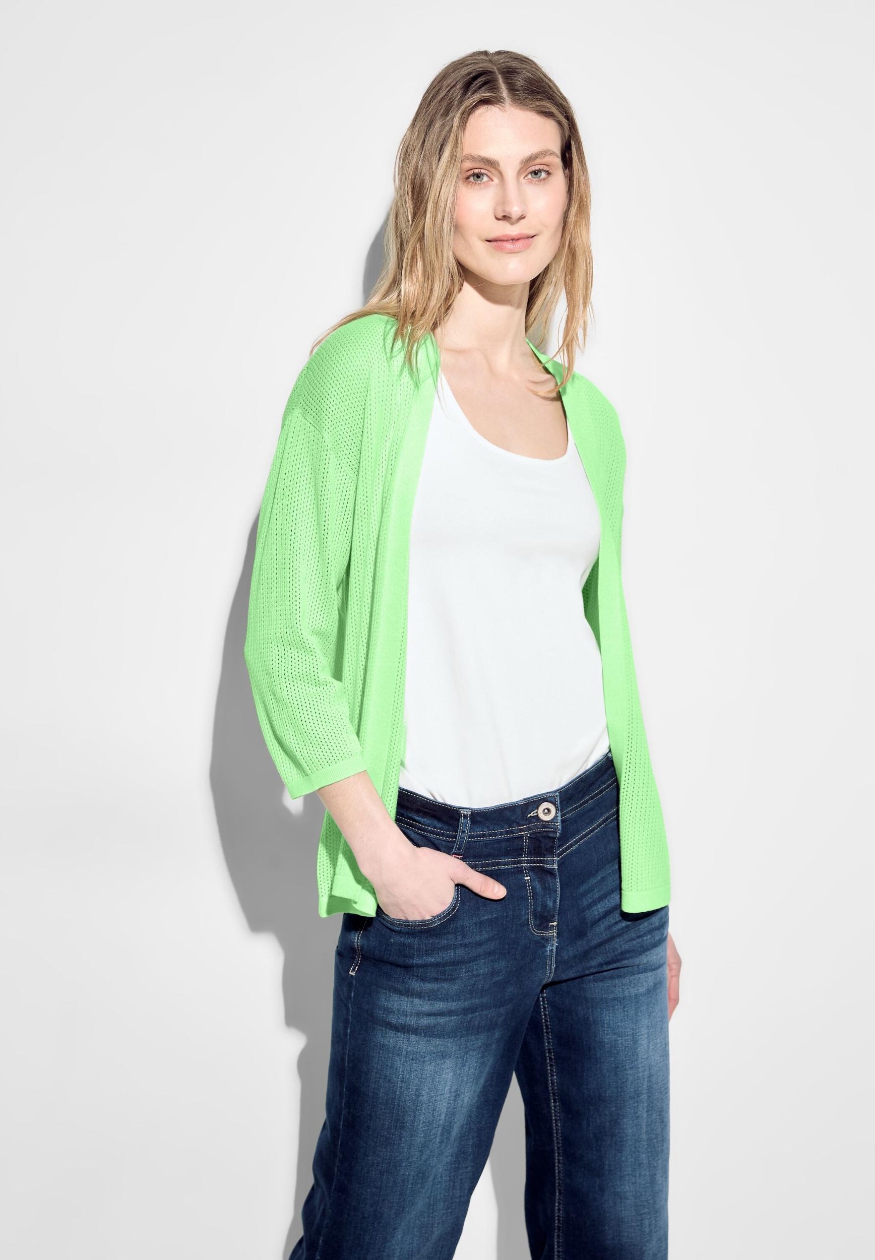 Mesh Strickjacke #2