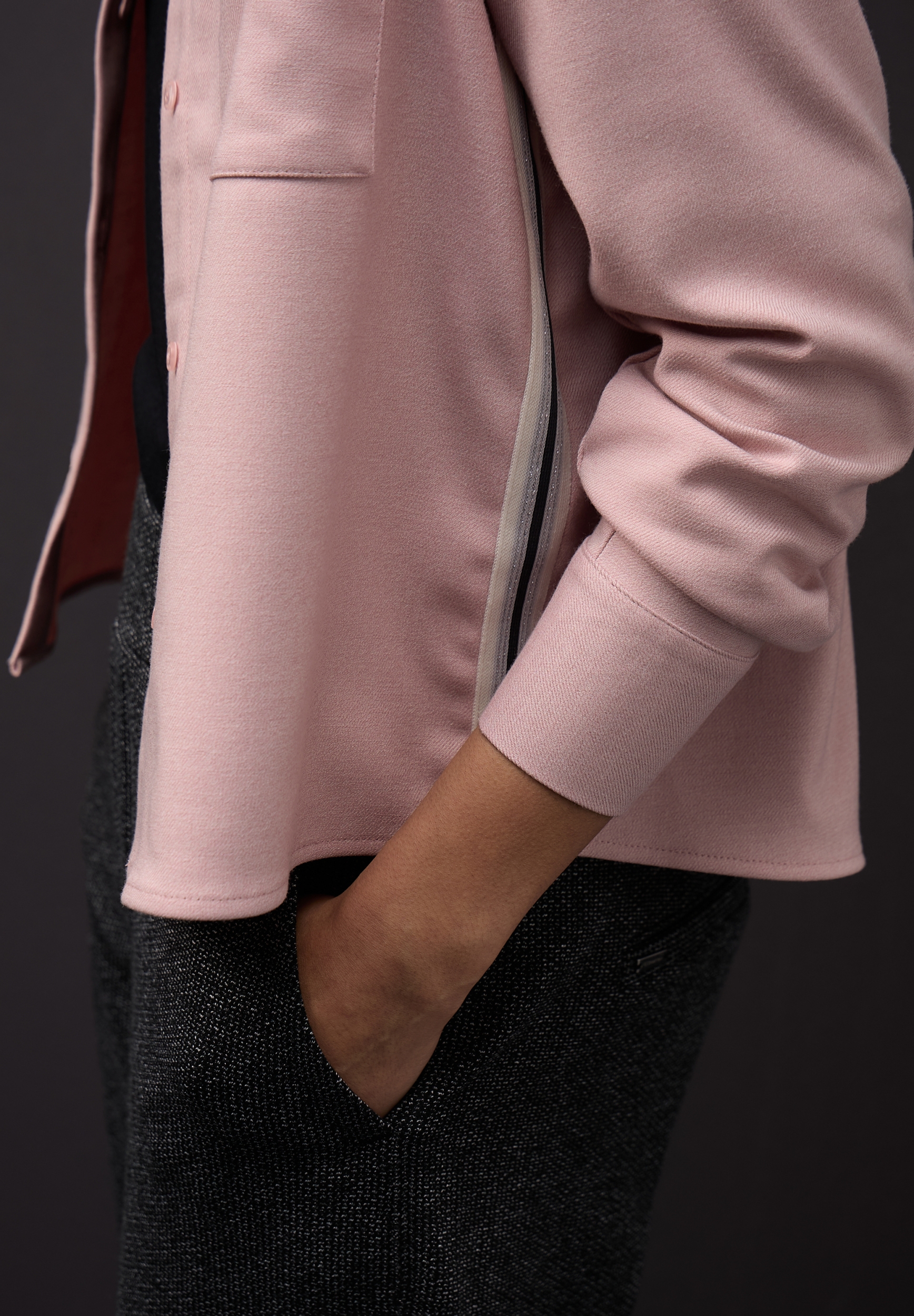 LTD QR Melange shirtcollar blo #7