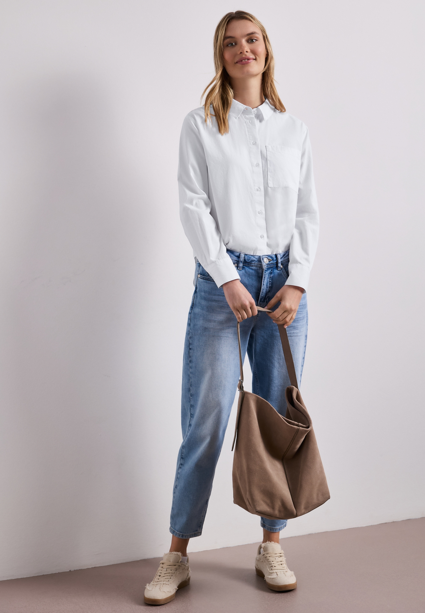 QR Cotton shirtcollar blouse w #5