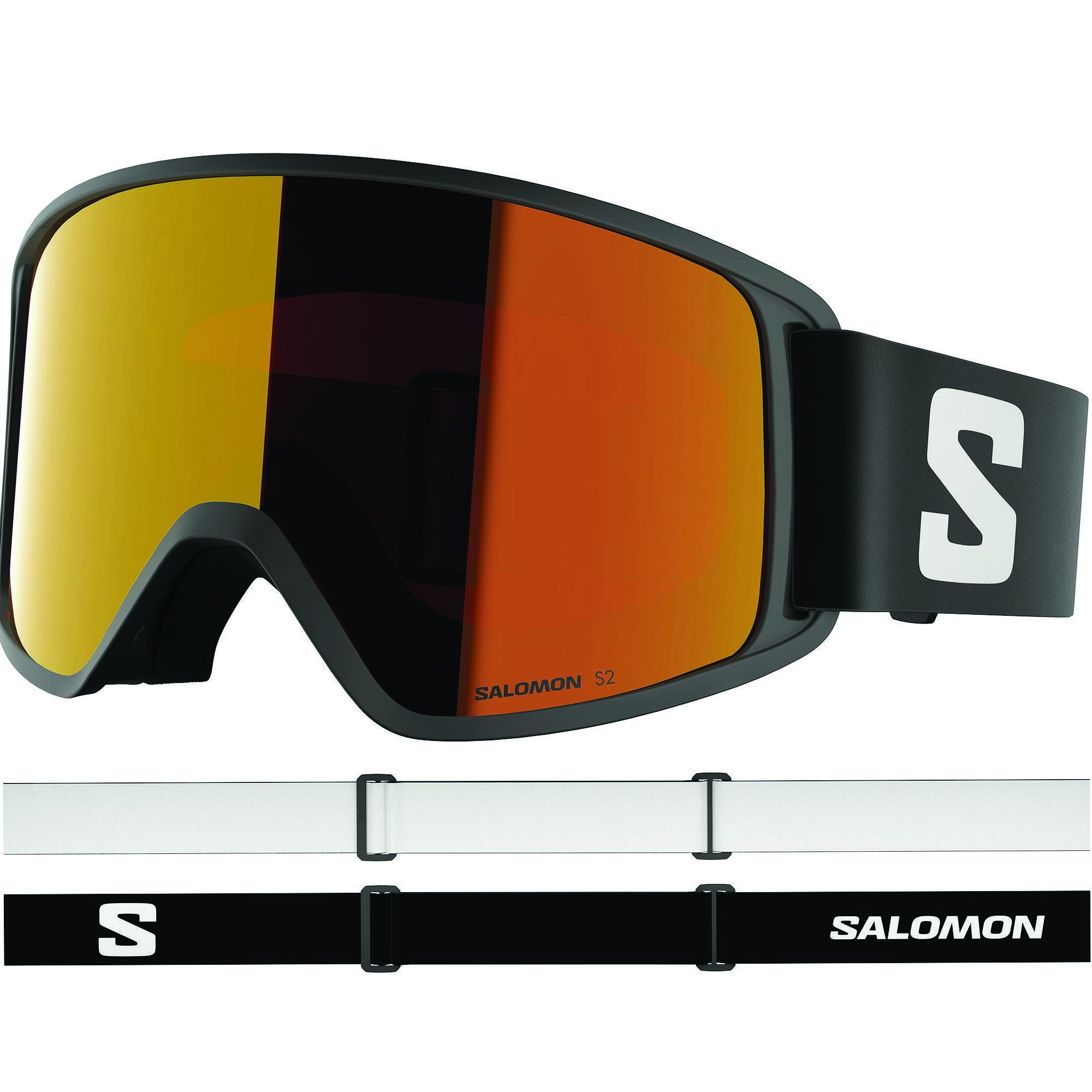GOGGLES FORCE M Black/Univ Mid Red #1