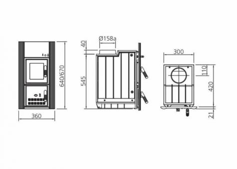 OLSBERG-Heizeinsatz CREATION 6 kW, #3