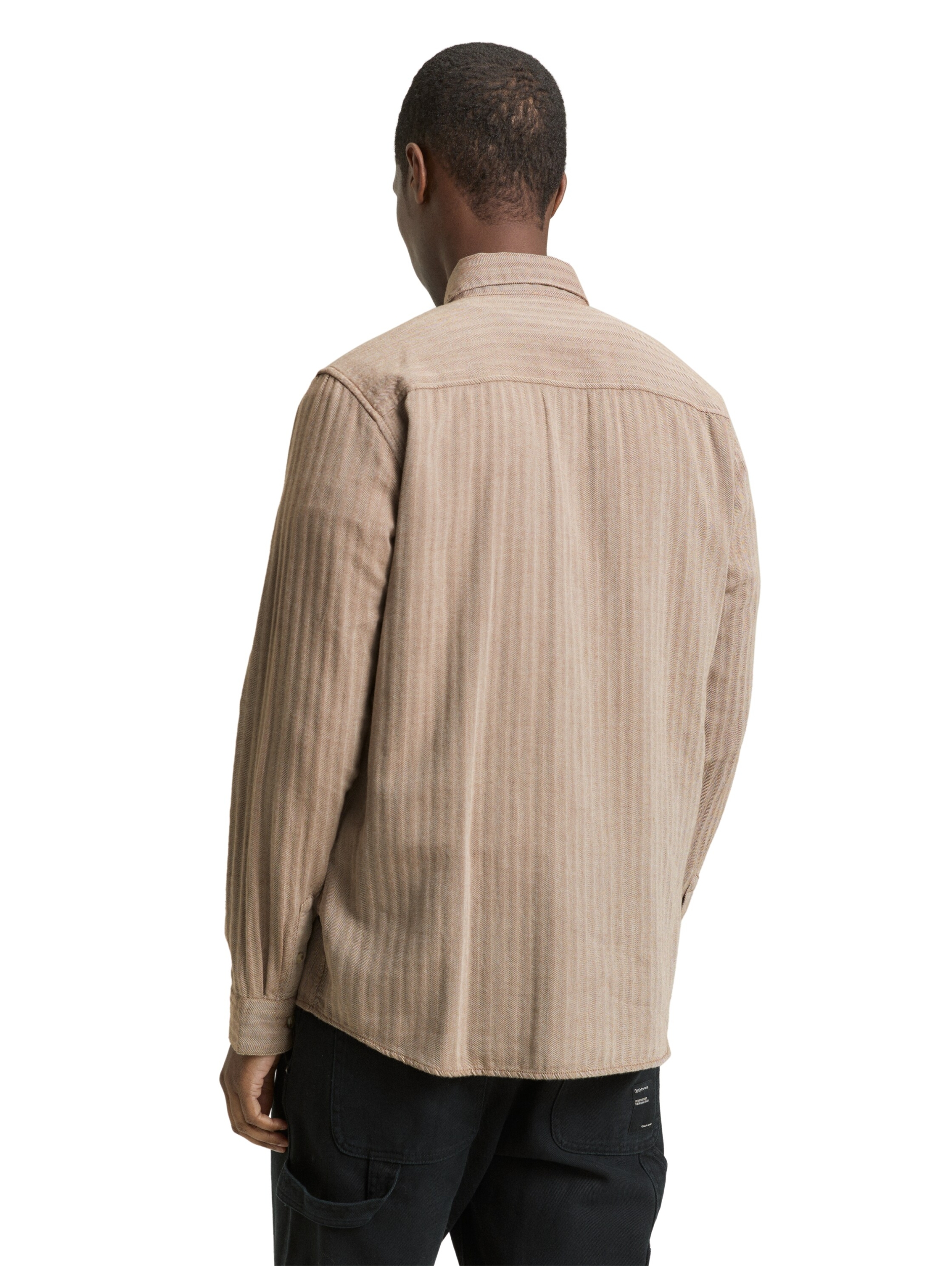 twotone herringbone shirt #4
