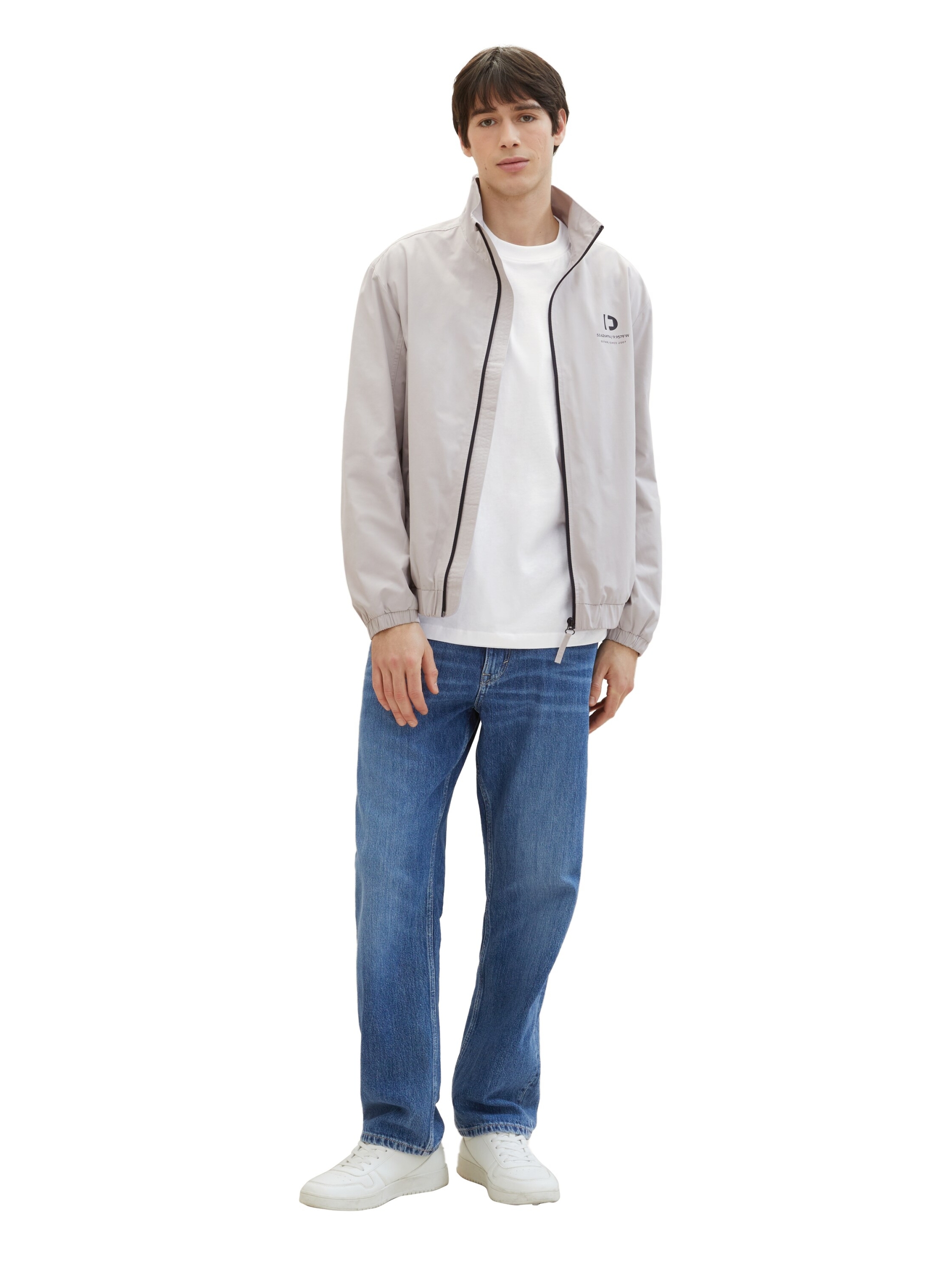 stand-up collar blouson #4