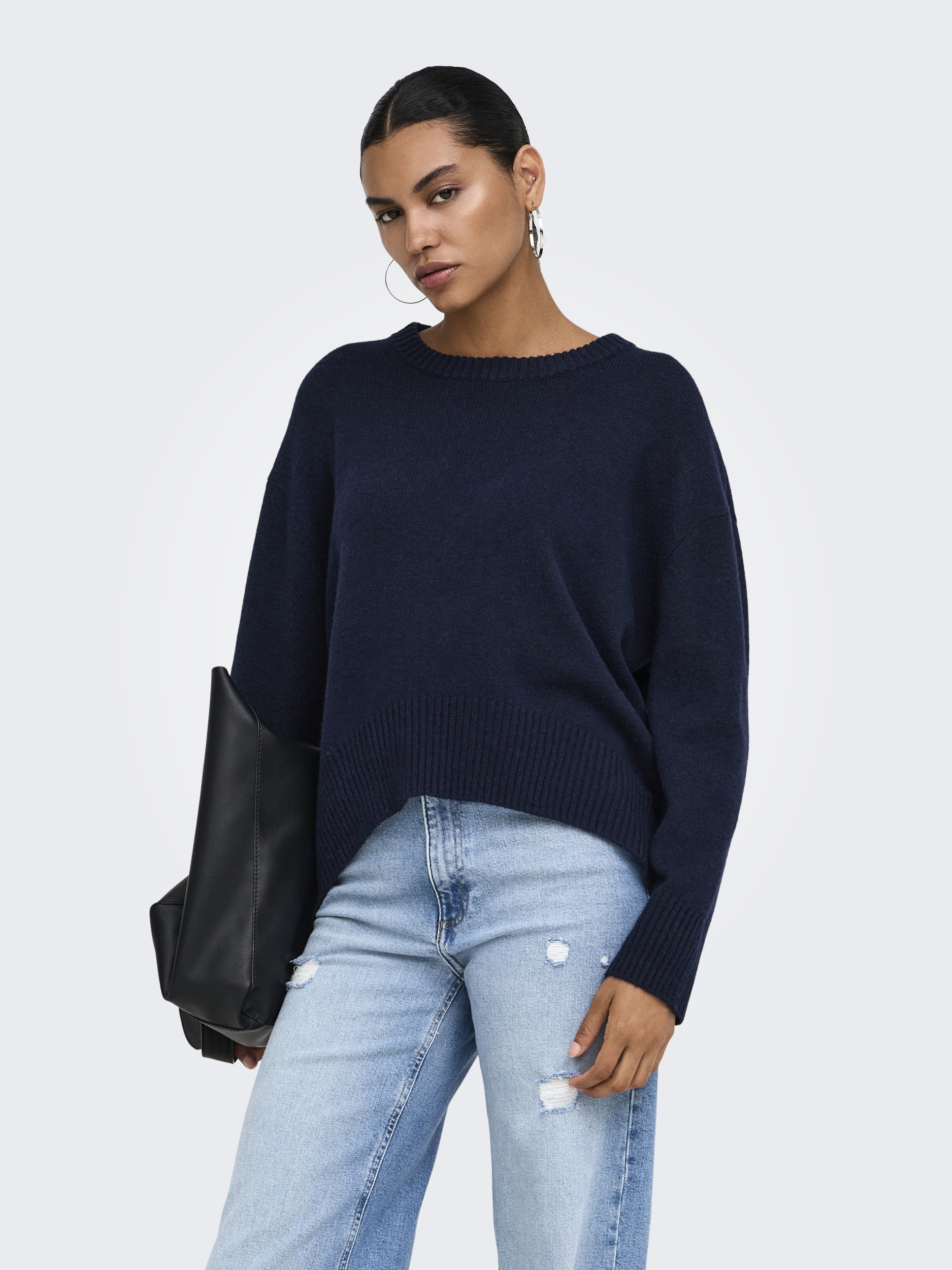 ONLALIVIA LS HIGH-LOW O-NECK NOOS KNT #4